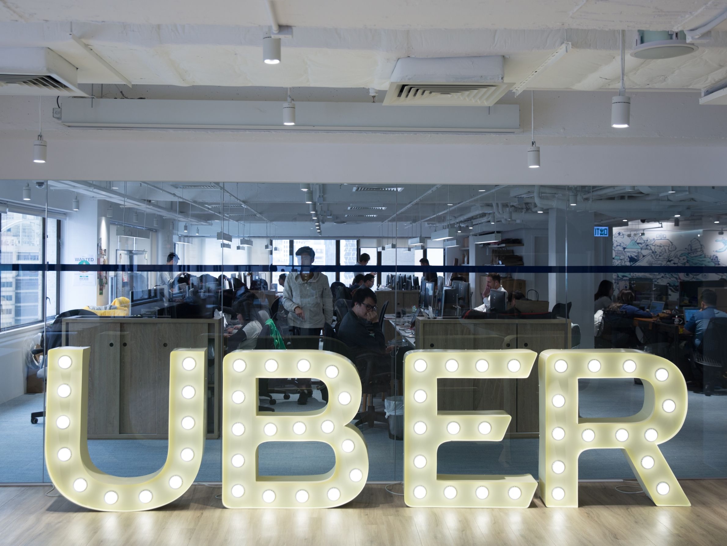 Uber現時租用禮頓中心辦公室，團隊約有100人。（林若勤攝）