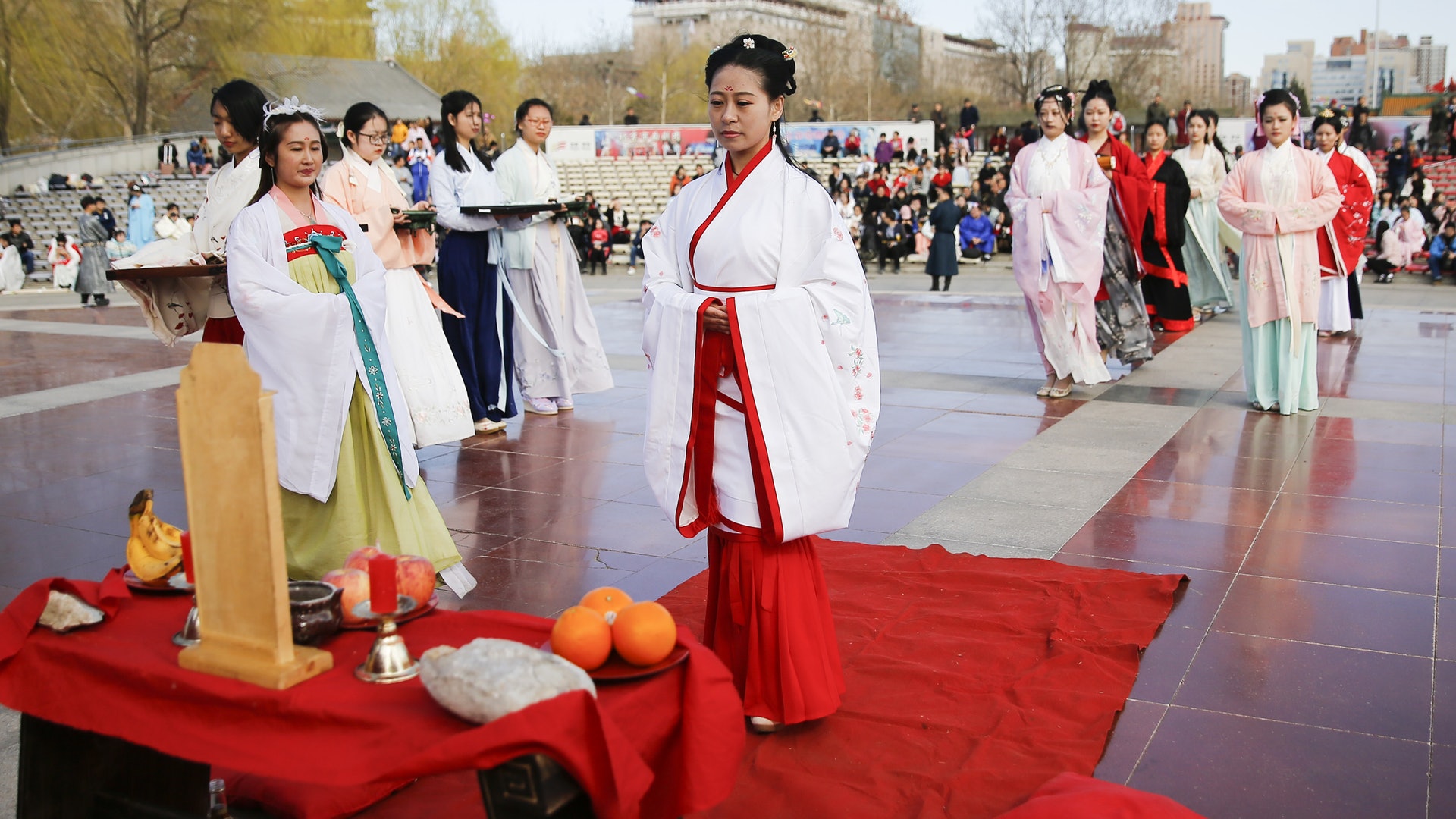 【多圖】「花朝節」祭花神 漢服古風席捲中國