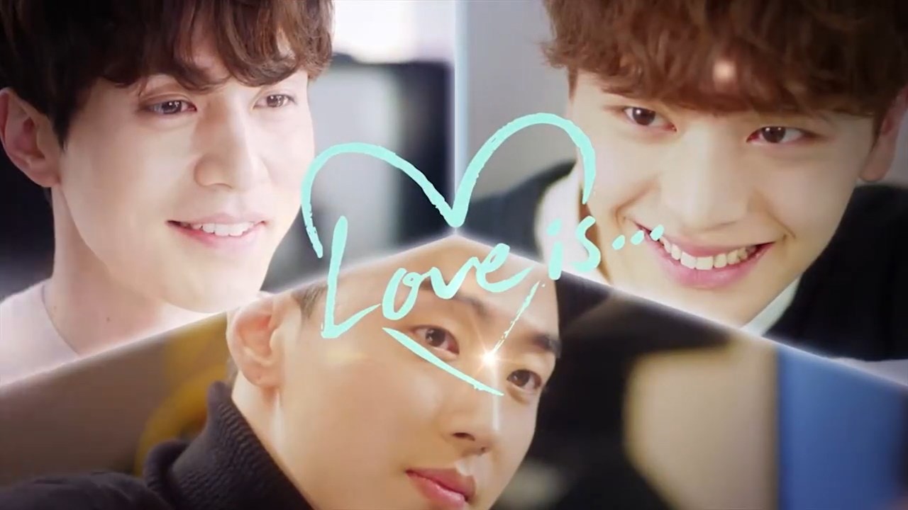 White Day Special 《Love is》由 李棟旭，陸星材，Gray三位暖男主演。（網上截圖）