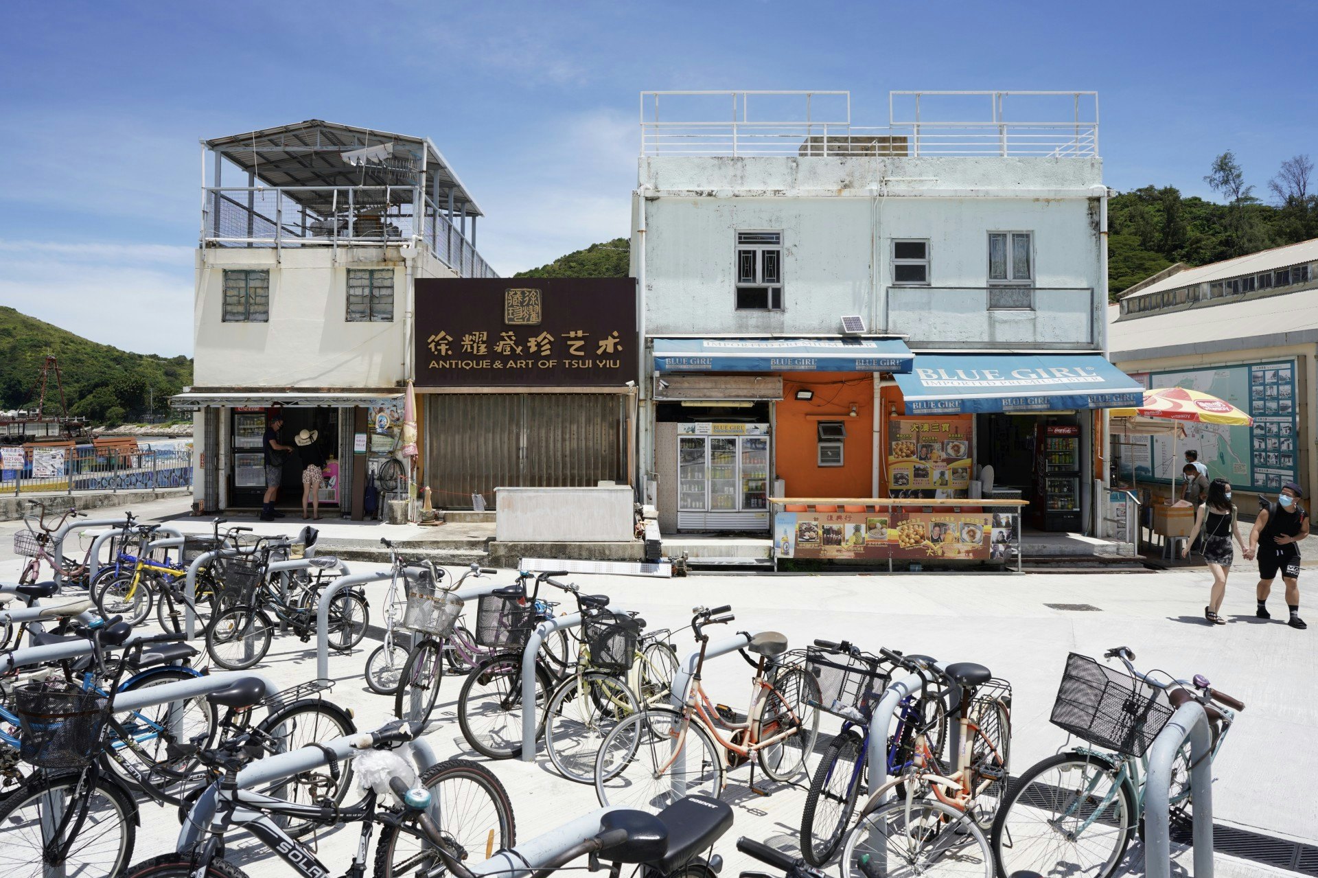 大澳是本港的觀光景點,但在疫情下人流也相當疏落。(高仲明攝) 大澳是本港的觀光景點,但在疫情下人流也相當疏落。(高仲明攝)