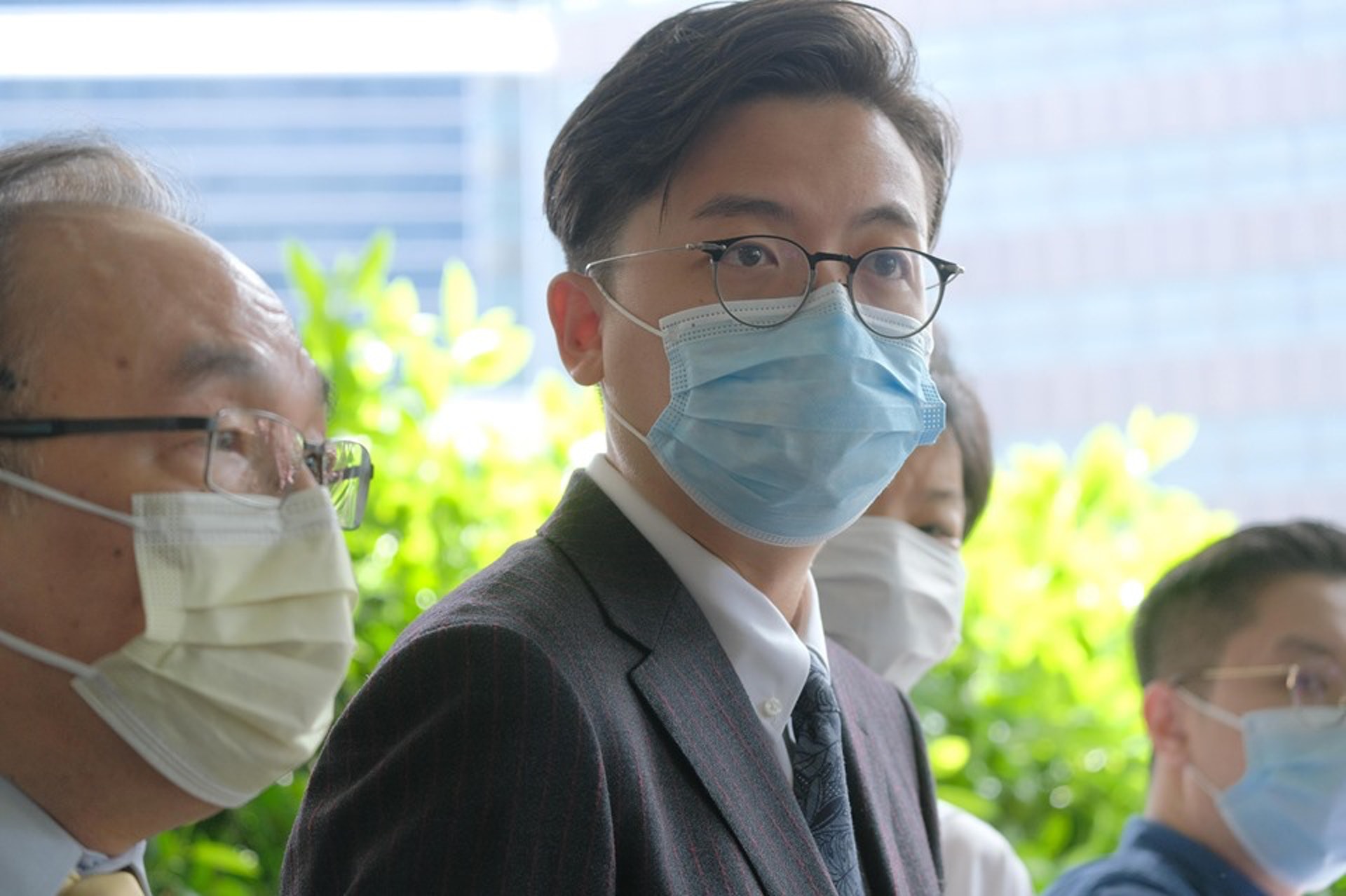 林瑞華表示會簽署確認書,因不想給予一個藉口讓政府打壓。他亦指支持落實「五大訴求」,因此會參與否決財政預算案。(歐家樂攝) 林瑞華表示會簽署確認書,因不想給予一個藉口讓政府打壓。他亦指支持落實「五大訴求」,因此會參與否決財政預算案。(歐家樂攝)