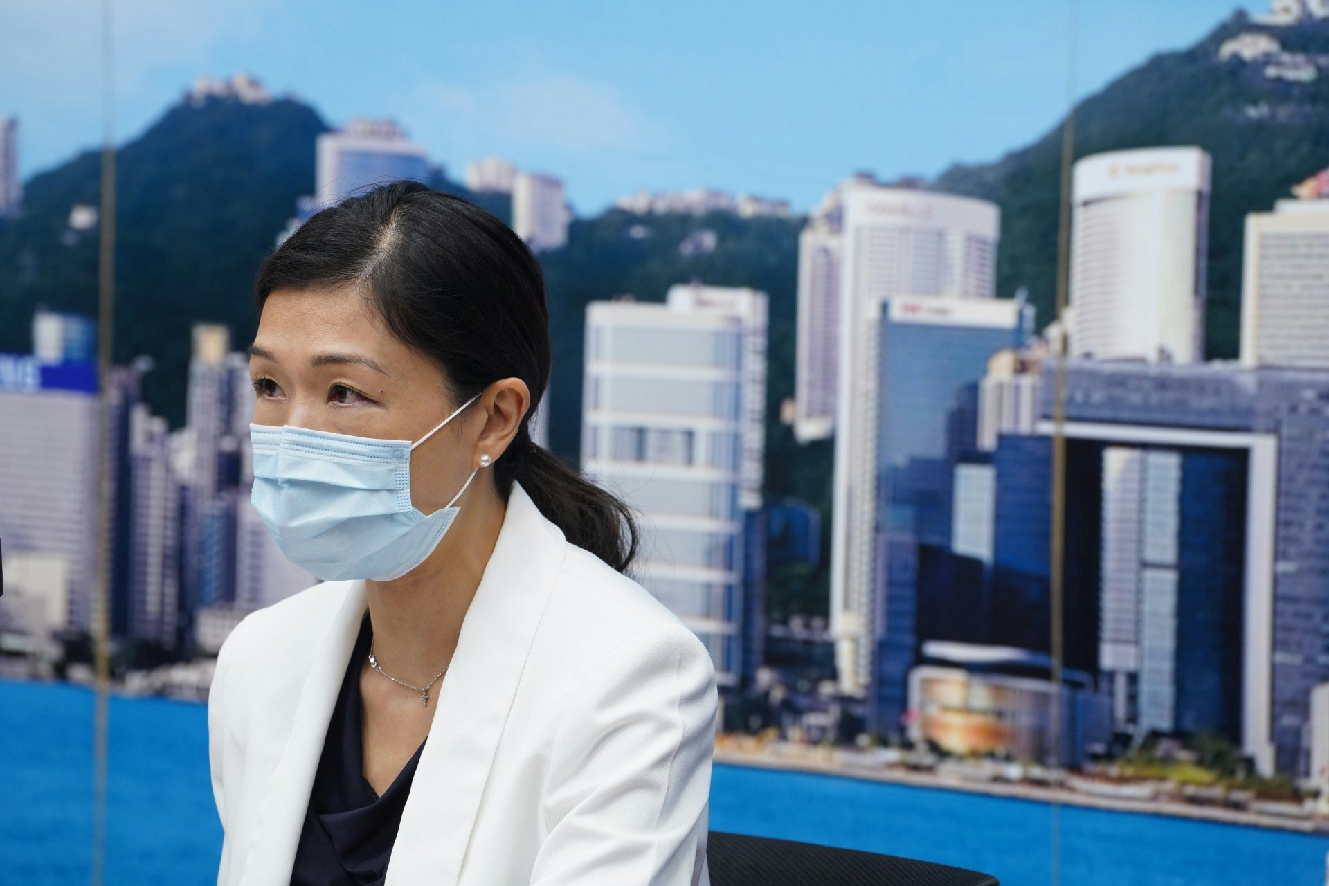 醫院管理局總行政經理(病人安全及風險管理)何婉霞承認公布死亡報告有滯後。(高仲明攝) 醫院管理局總行政經理(病人安全及風險管理)何婉霞承認公布死亡報告有滯後。(高仲明攝)