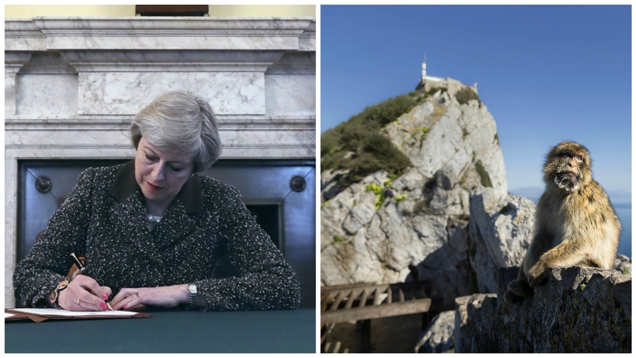 歐盟分手信現漏洞累英國「蝕桌」? 西班牙欲趁機取回直布羅陀 歐盟分手信現漏洞累英國「蝕桌」? 西班牙欲趁機取回直布羅陀