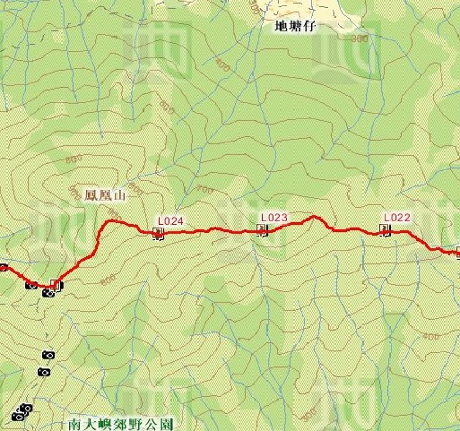 不同比例的地圖,等高線距離都不同,閱讀時細心留意和計算。(香港地政總署地圖) 不同比例的地圖,等高線距離都不同,閱讀時細心留意和計算。(香港地政總署地圖)