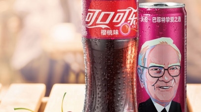 可口可樂中國推特別版Cherry Coke　股神也「賣樣」