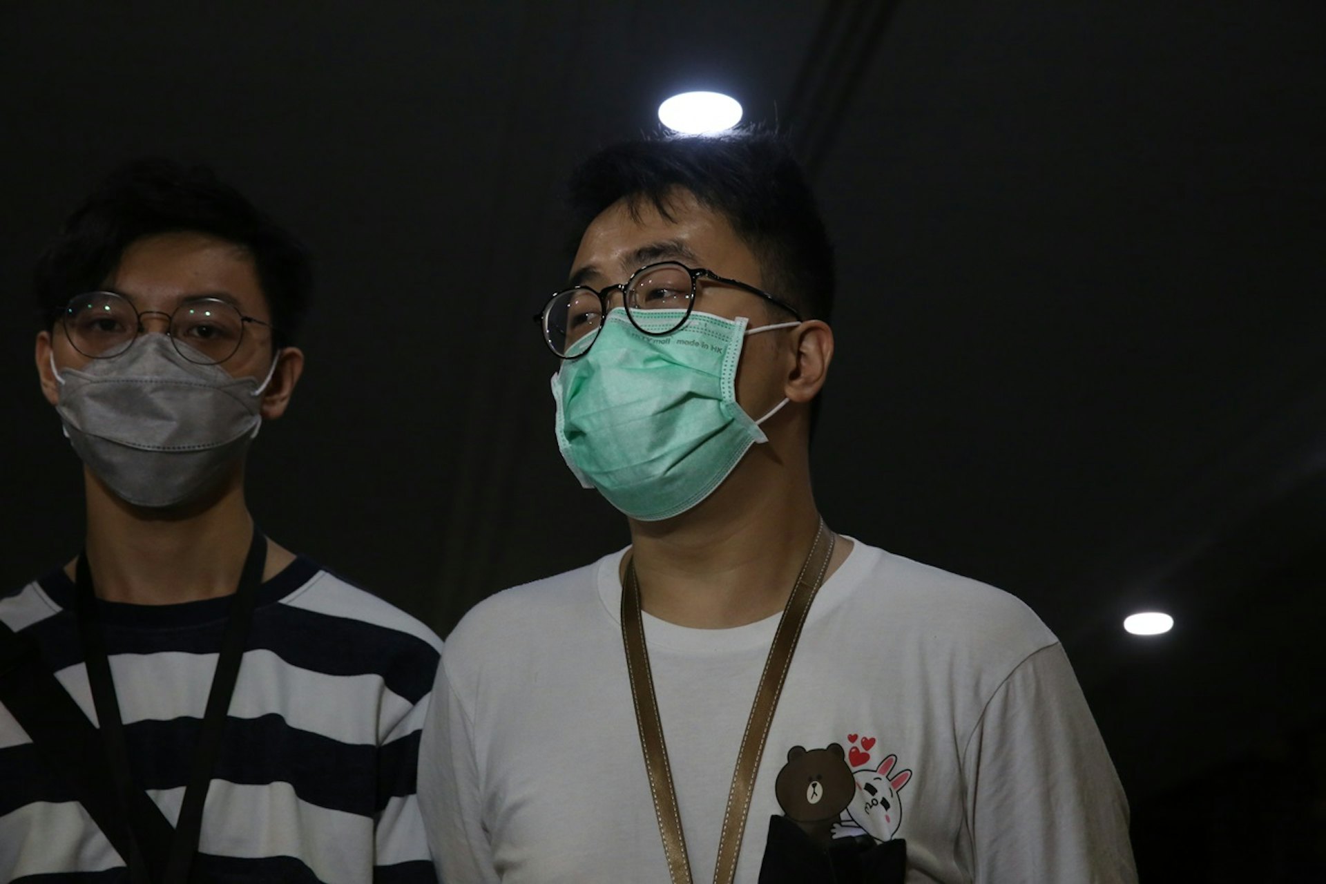 油尖旺區區議員李傲然批評,警方以武力對待新聞工作者,又使用權力分化傳媒,會討回公道及守護新聞自由。(陳永武攝) 油尖旺區區議員李傲然批評,警方以武力對待新聞工作者,又使用權力分化傳媒,會討回公道及守護新聞自由。(陳永武攝)