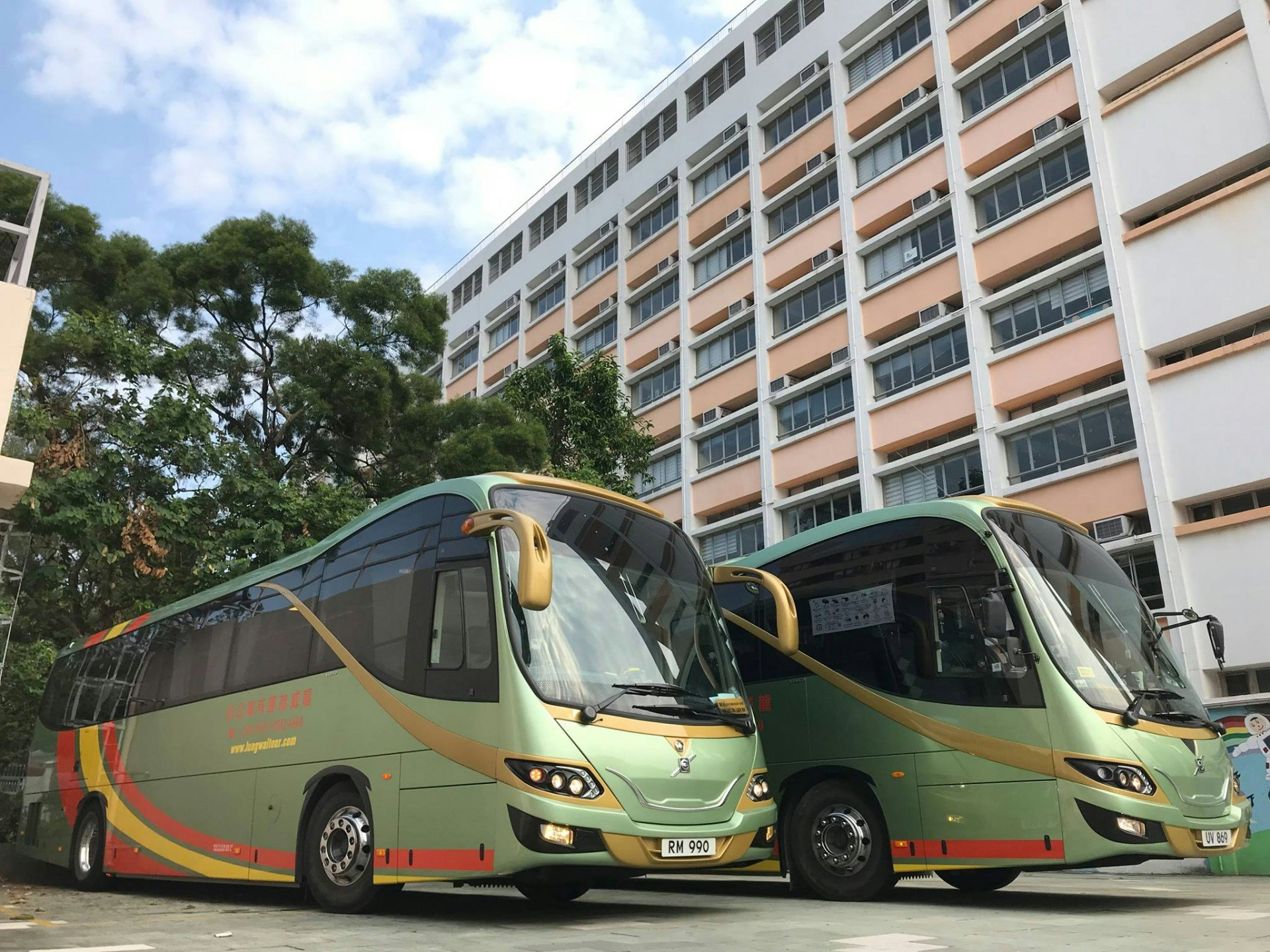 營辦屯門居民巴士的龍威旅運8月17日表示,一名車長初步確診,公司會暫停服務至另行通知。(龍威旅運fb圖片) 營辦屯門居民巴士的龍威旅運8月17日表示,一名車長初步確診,公司會暫停服務至另行通知。(龍威旅運fb圖片)