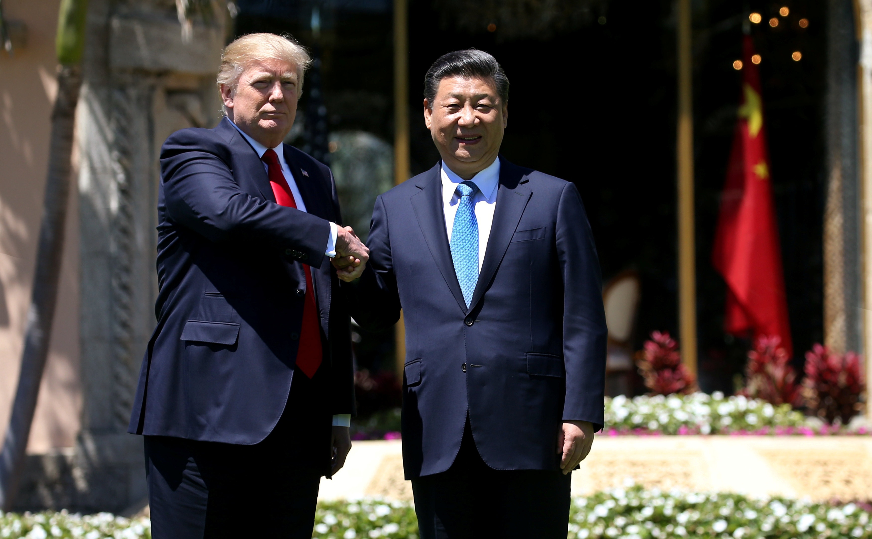 特朗普稱與習近平建立了友誼，被中國官方傳媒視為會晤的成果。（路透社）
