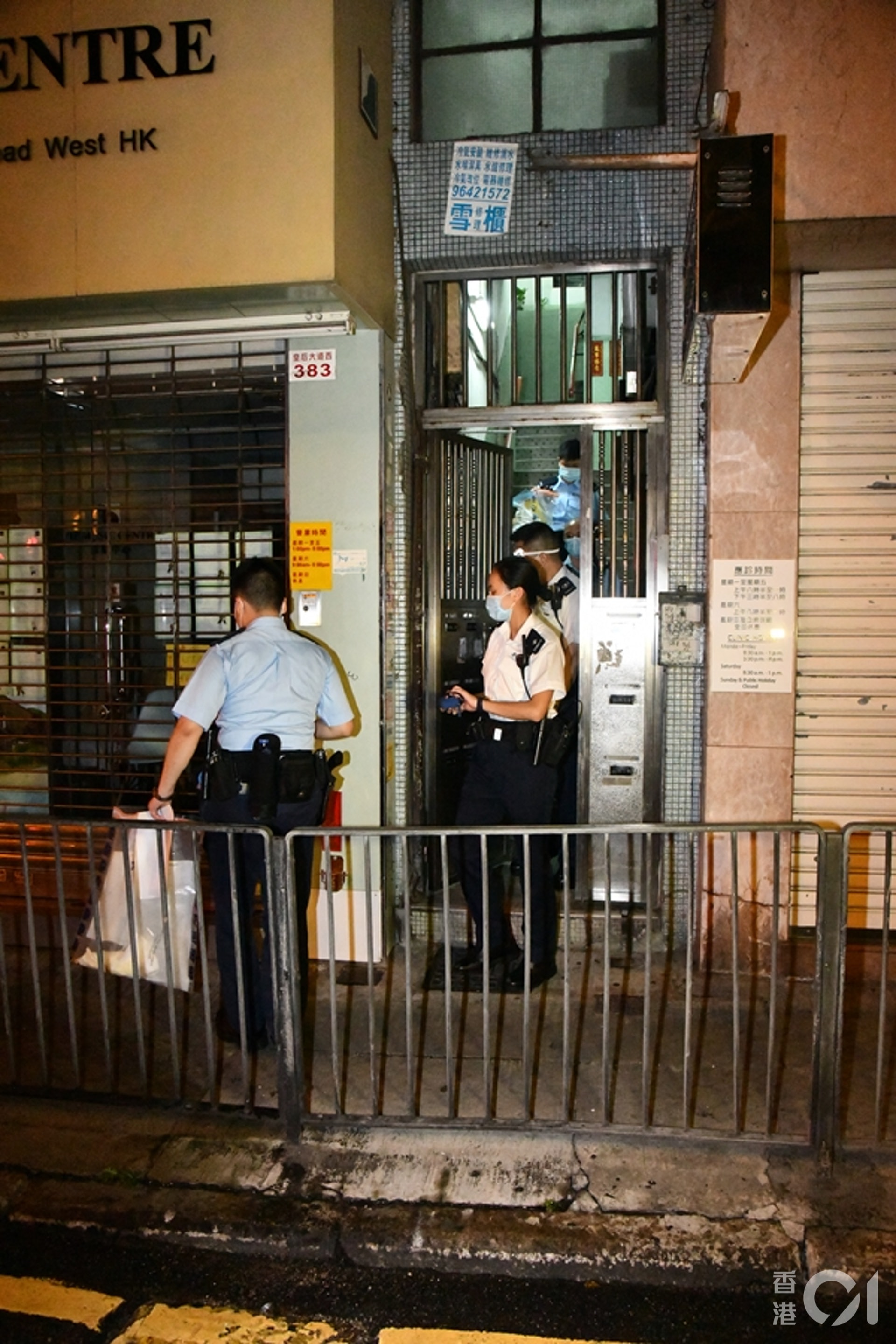 警員登樓調查。