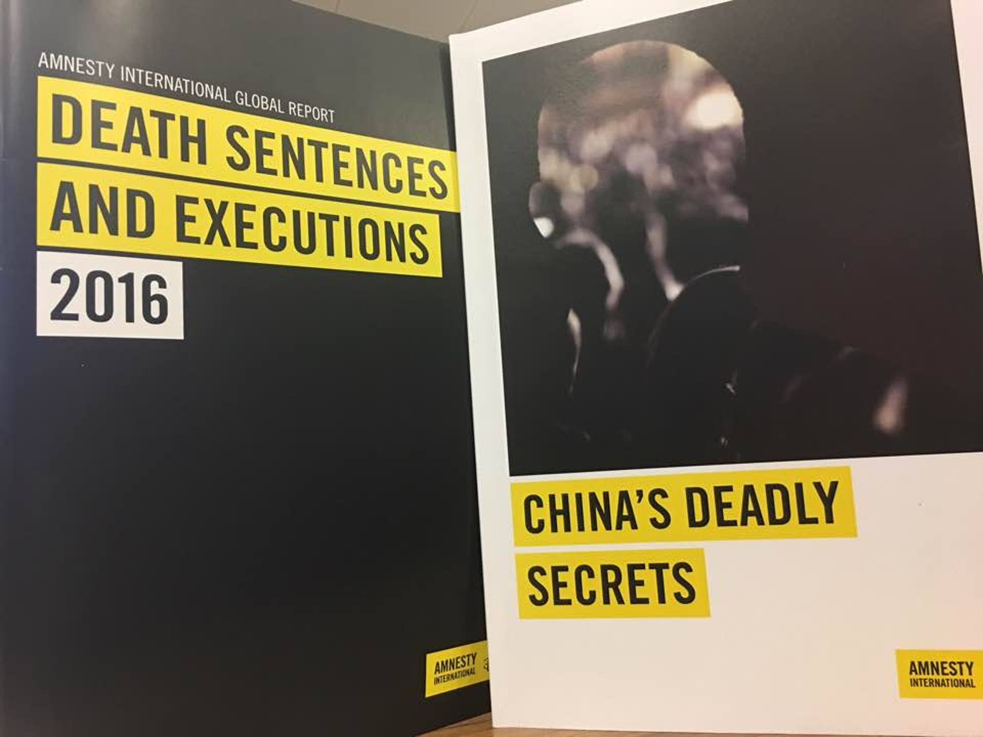 國際特赦組織今早(11日)發布兩份有關「死刑」的報告。(鄭秋玲攝) 國際特赦組織今早(11日)發布兩份有關「死刑」的報告。(鄭秋玲攝)
