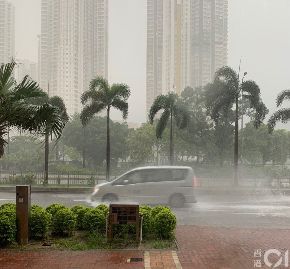 天文台發局部地區大雨報告沙田錄70毫米雨量料雷雨將影響全港