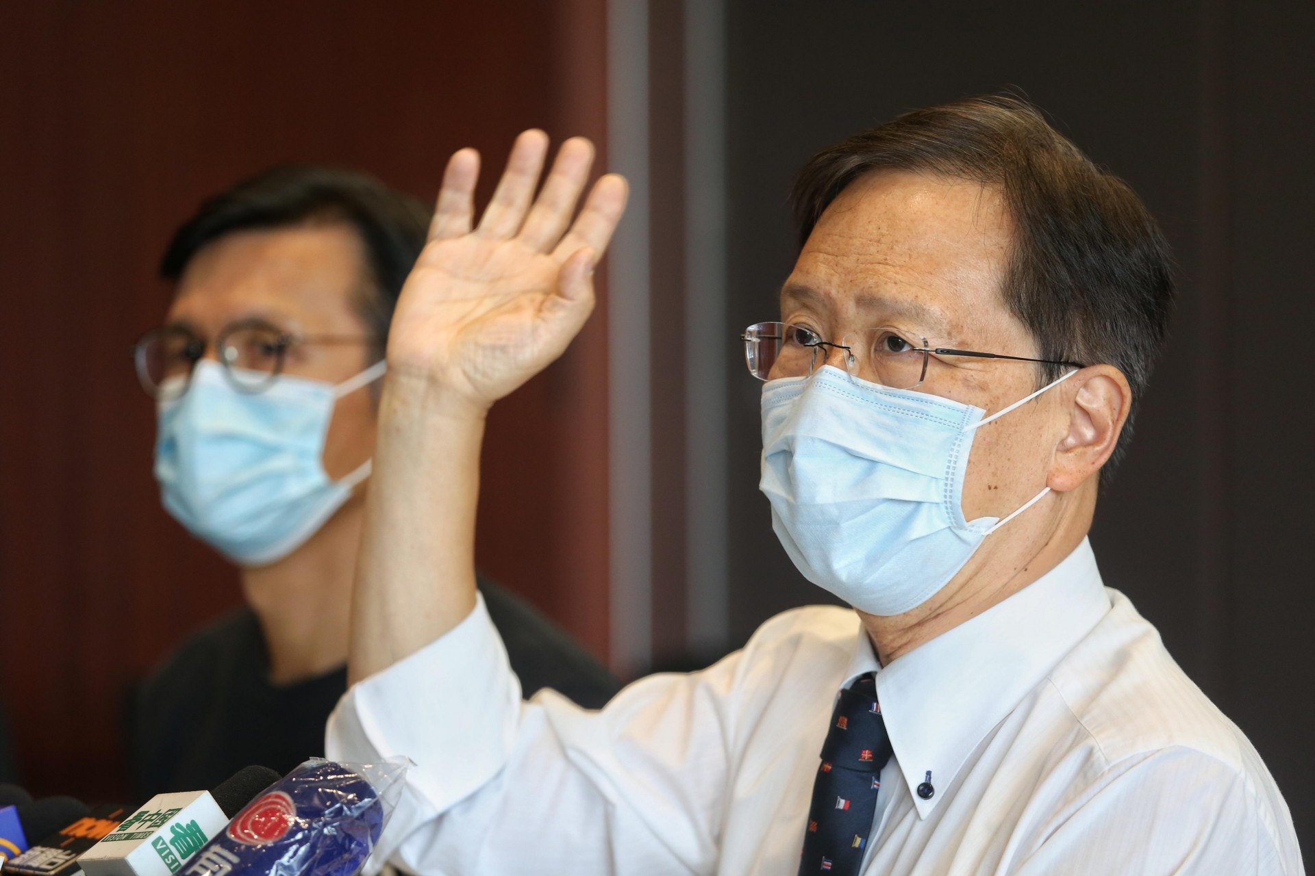 郭家麒表示，除非7天內全港禁足及封關，始會有效找出所有隱形患者，是則全民檢測所覓得的數字是「無限輪迴」。（張浩維攝/資料圖片）