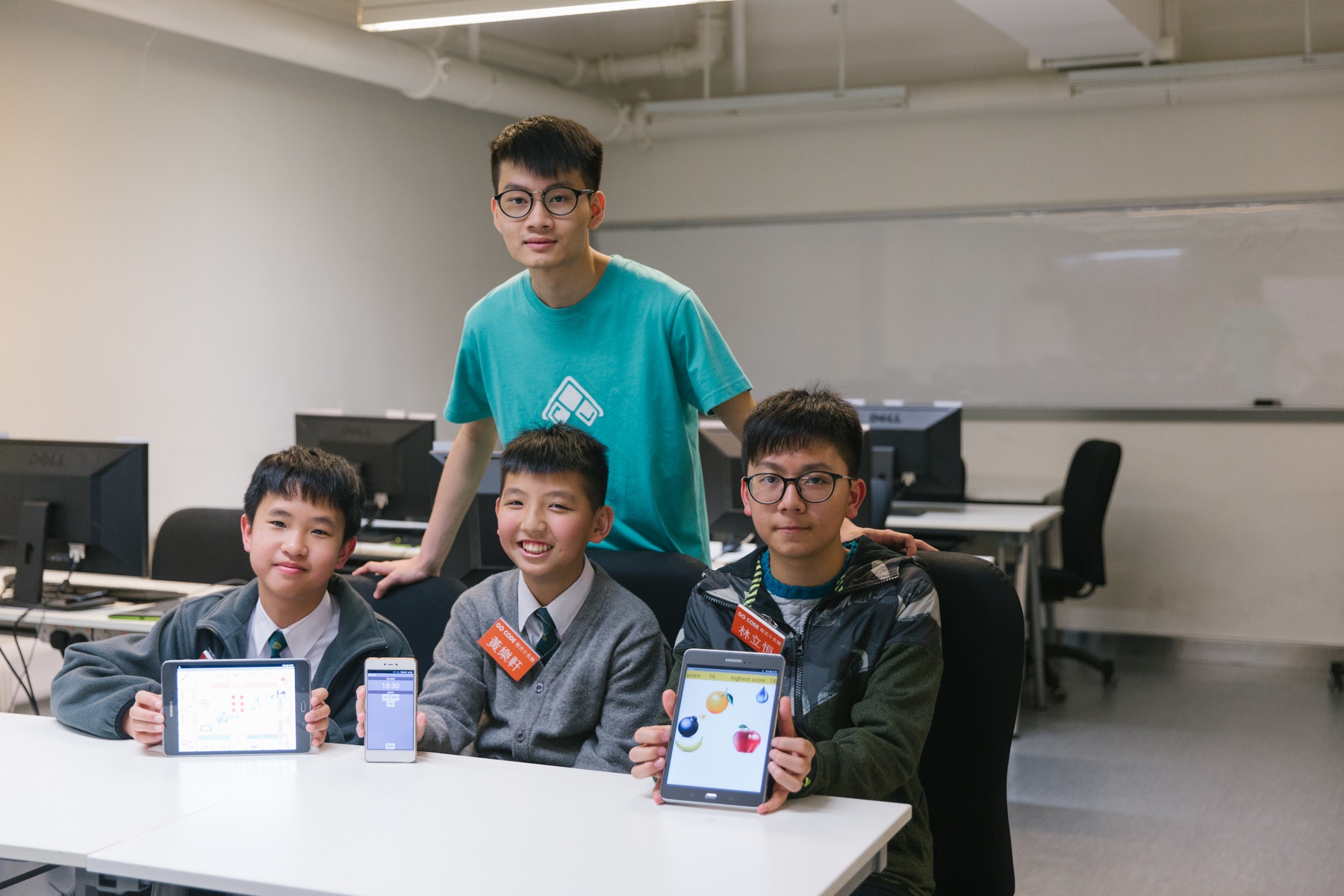 三位學員都非常慶幸有機會參加編寫應用程式的課程。