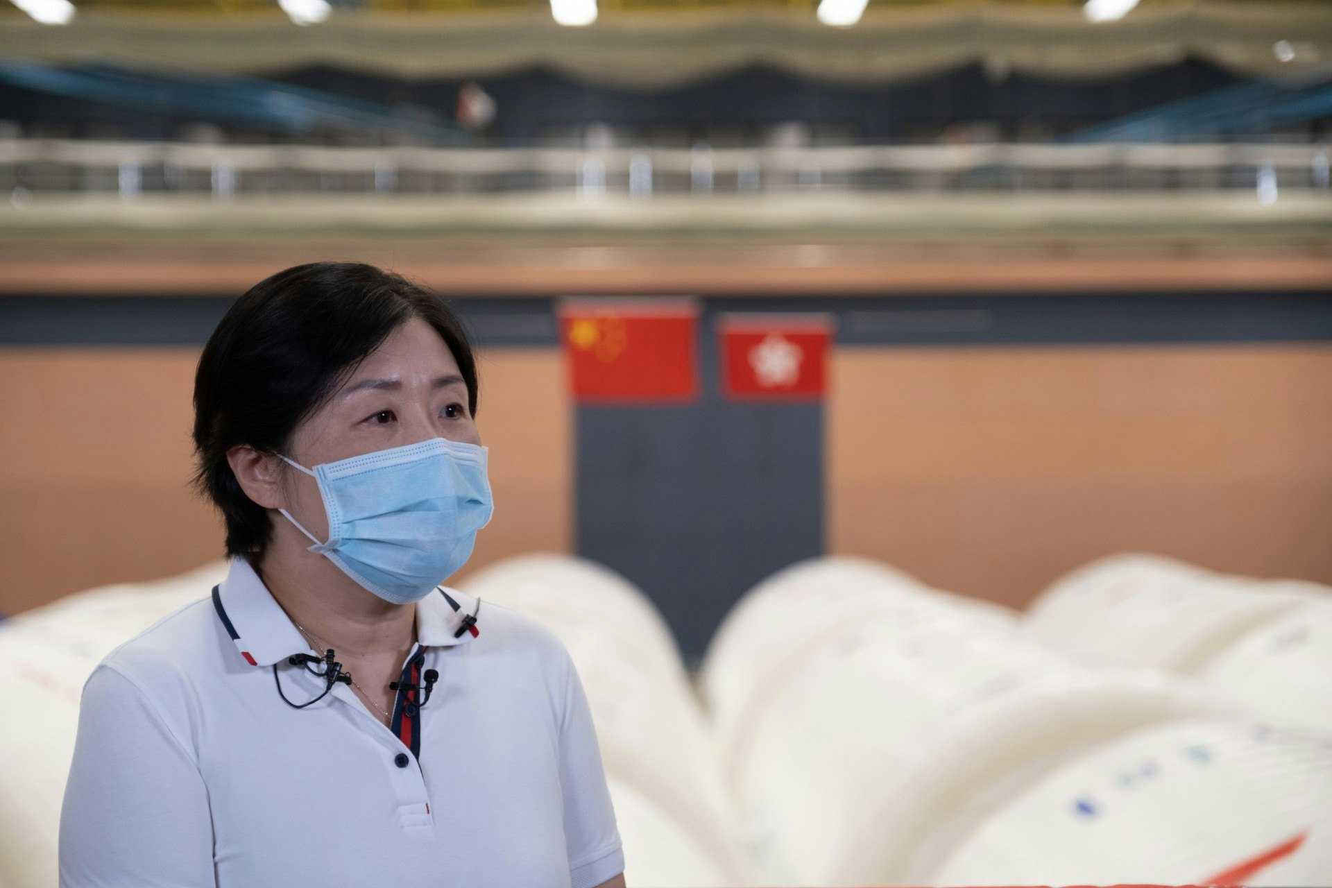 由暨南大學附屬第一醫院調派來港的醫學檢測主任李珉珉。(香港01記者攝) 由暨南大學附屬第一醫院調派來港的醫學檢測主任李珉珉。(香港01記者攝)