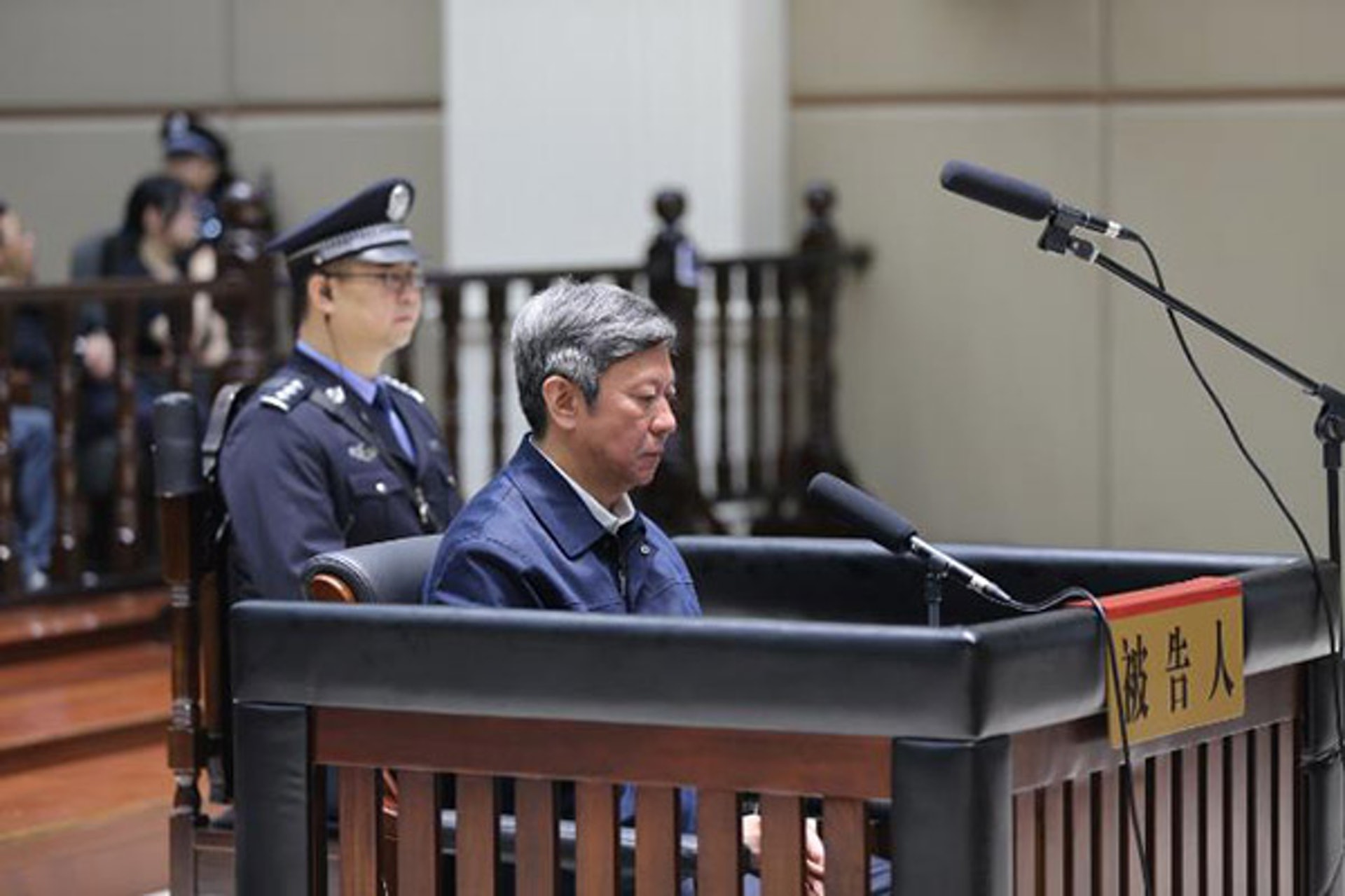 河北政法王張越受賄案一審開庭。(央視新聞) 河北政法王張越受賄案一審開庭。(央視新聞)