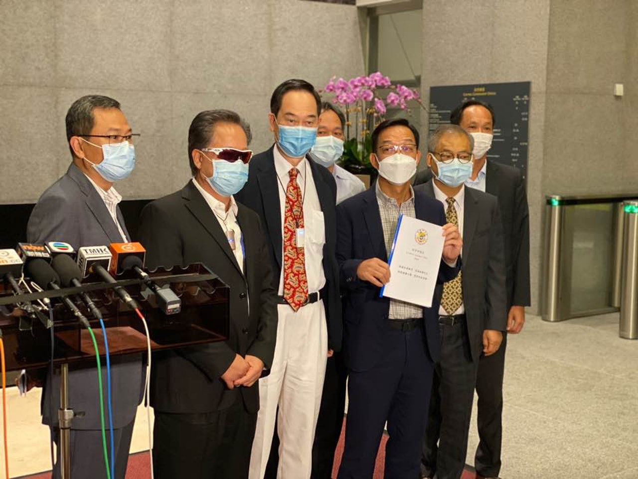 鄉議局與林鄭月娥會面。(鄭榕笛攝) 鄉議局與林鄭月娥會面。(鄭榕笛攝)