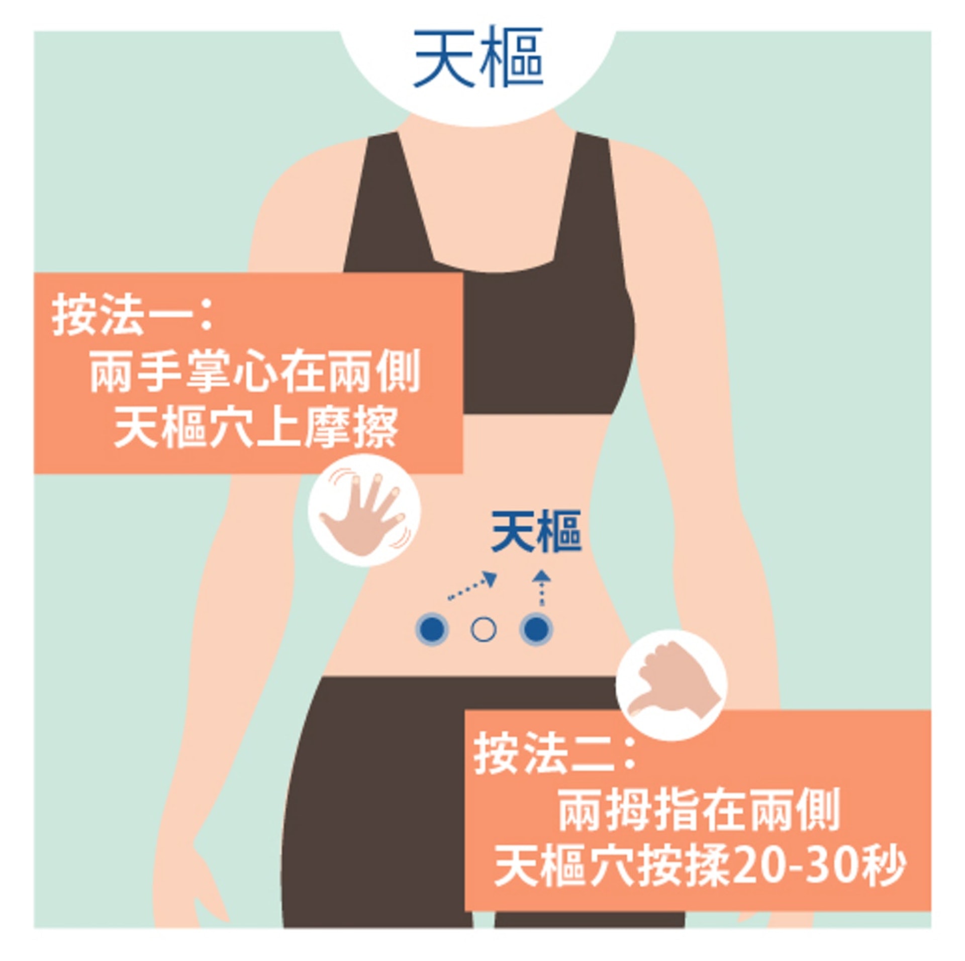 天樞穴位 天樞穴位