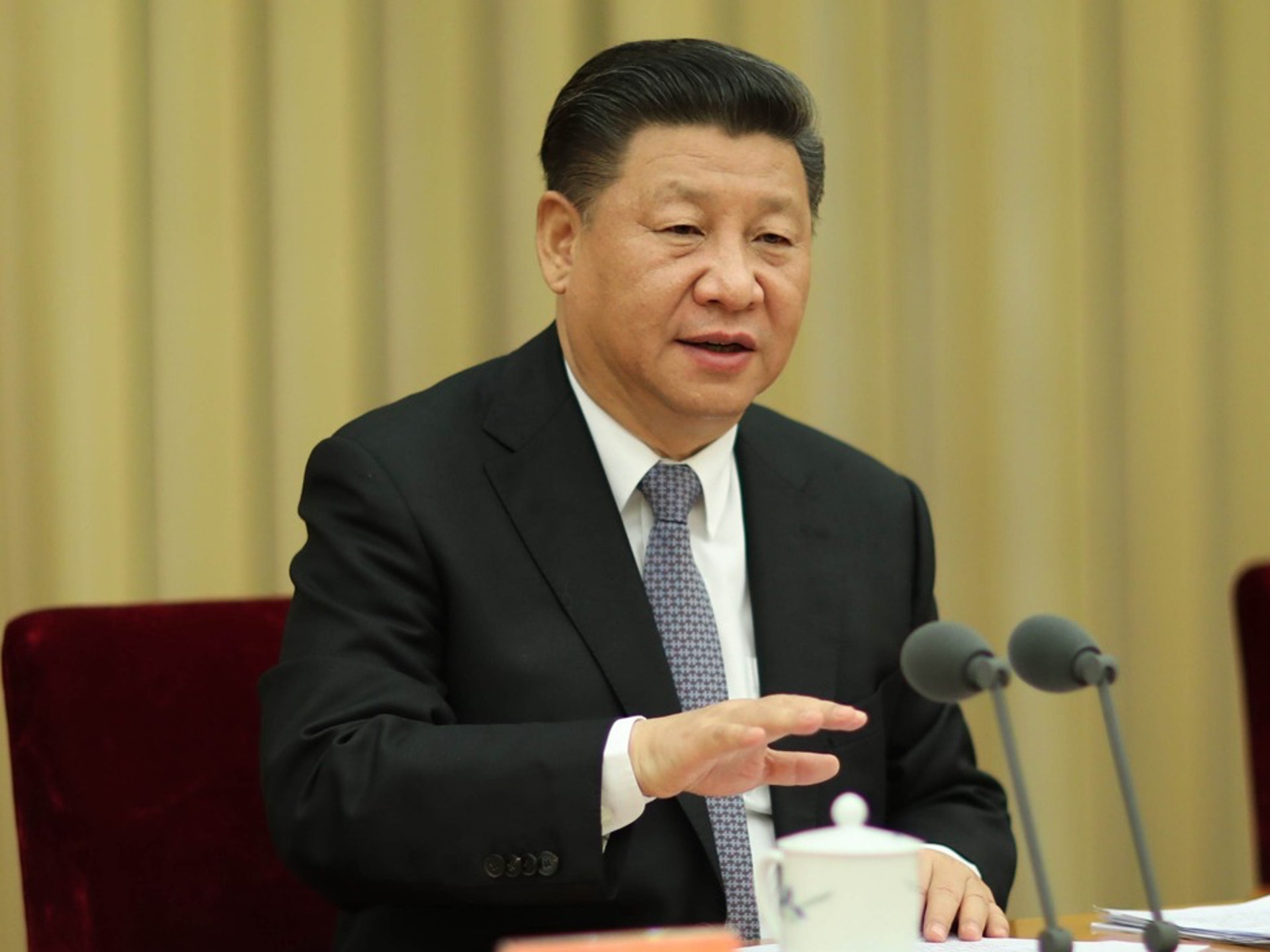 外界一直盛傳習近平一系列關於治國理政的理論體系將被寫入中共黨章。(視覺中國) 外界一直盛傳習近平一系列關於治國理政的理論體系將被寫入中共黨章。(視覺中國)