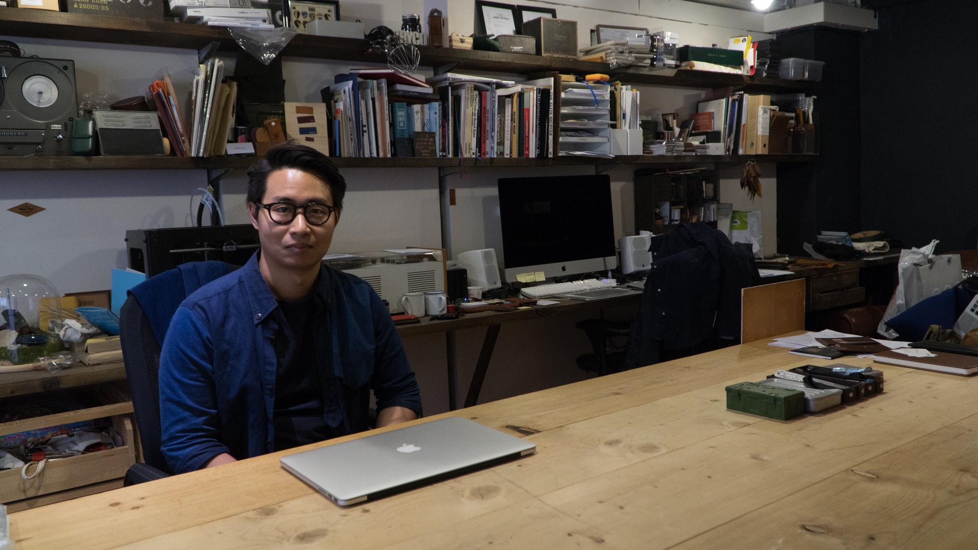 Ben是一名80後皮具用品設計師。(麥佩雯攝) Ben是一名80後皮具用品設計師。(麥佩雯攝)