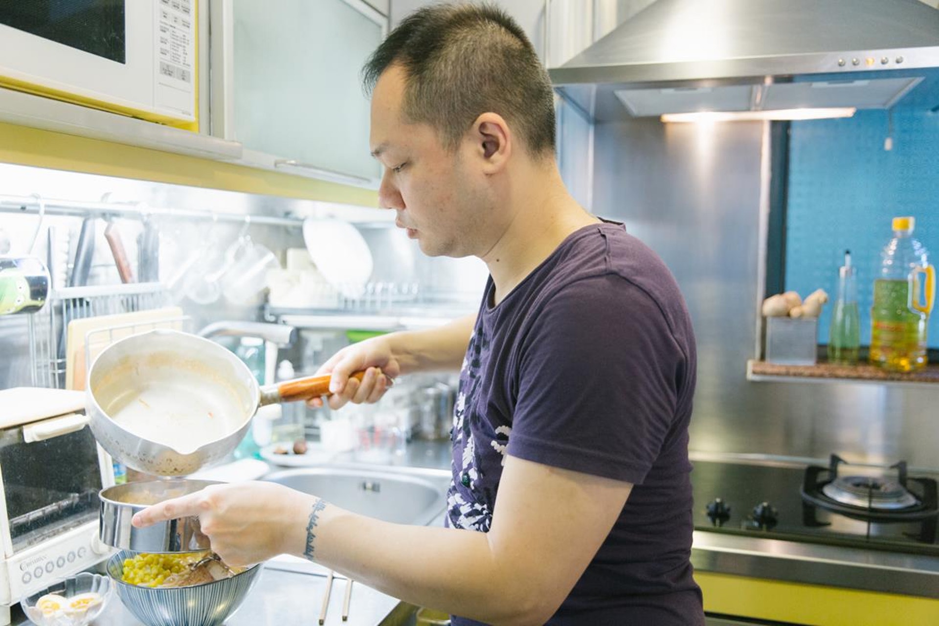 素食博客謝惠聰因姐姐患癌而吃素祈福。 素食博客謝惠聰因姐姐患癌而吃素祈福。