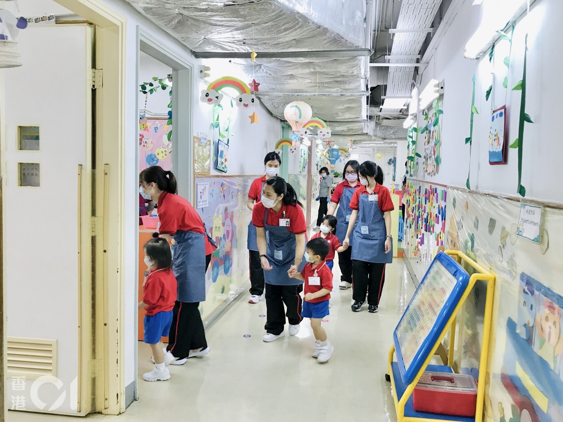 太陽島英文幼稚園元朗分校爆發上呼吸道感染個案。(資料圖片/鄧穎琳攝) 太陽島英文幼稚園元朗分校爆發上呼吸道感染個案。(資料圖片/鄧穎琳攝)