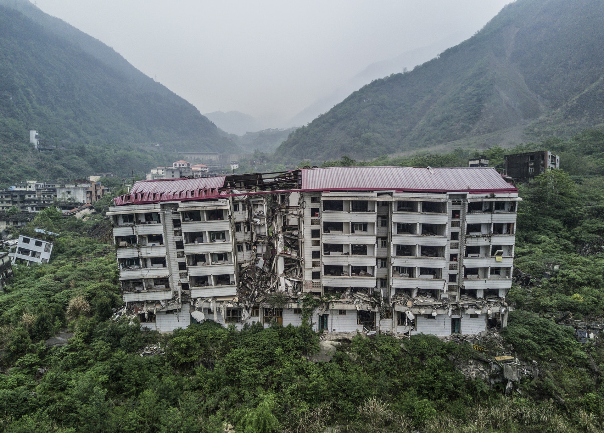 汶川地震9週年。(視覺中國) 汶川地震9週年。(視覺中國)