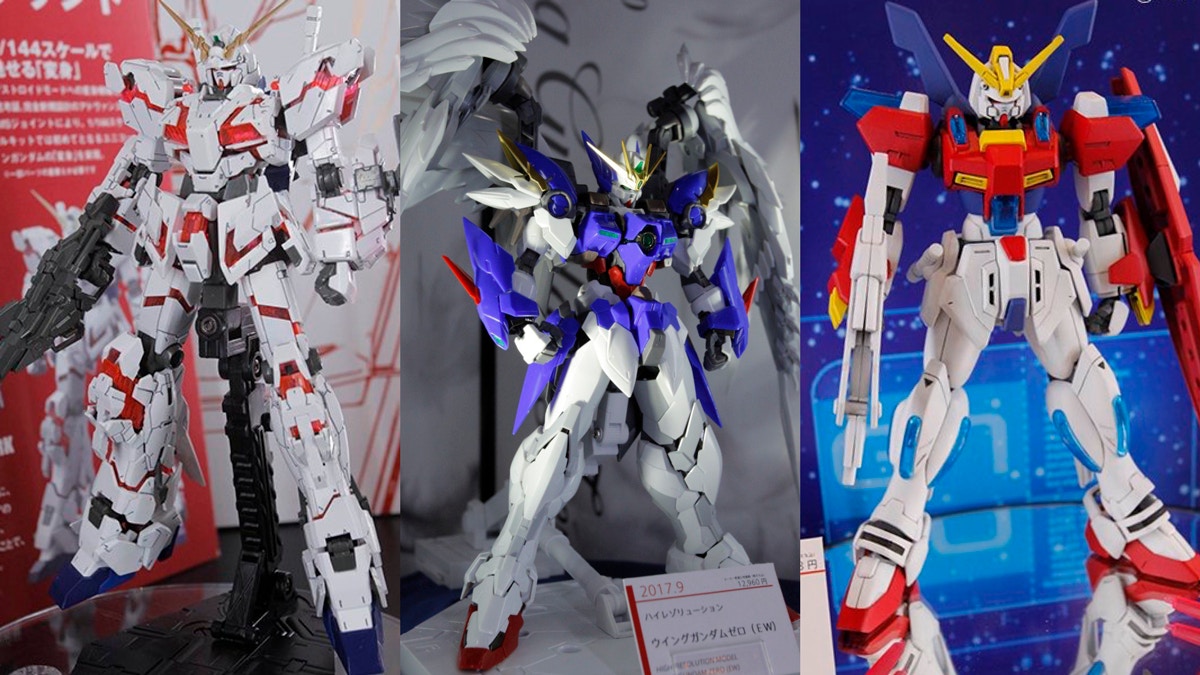 RG獨角獸 MG Ka版 ZZ 高達創戰者　靜岡模型展睇盡17年暑假檔新作