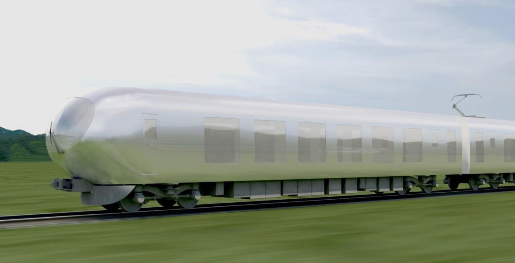 日本特急公布新設計 隱形列車 被嘲像避孕套惹熱議