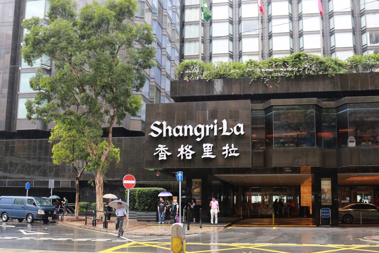 謝里夫明日將下榻九龍香格里拉酒店。(黃煒堯攝) 謝里夫明日將下榻九龍香格里拉酒店。(黃煒堯攝)