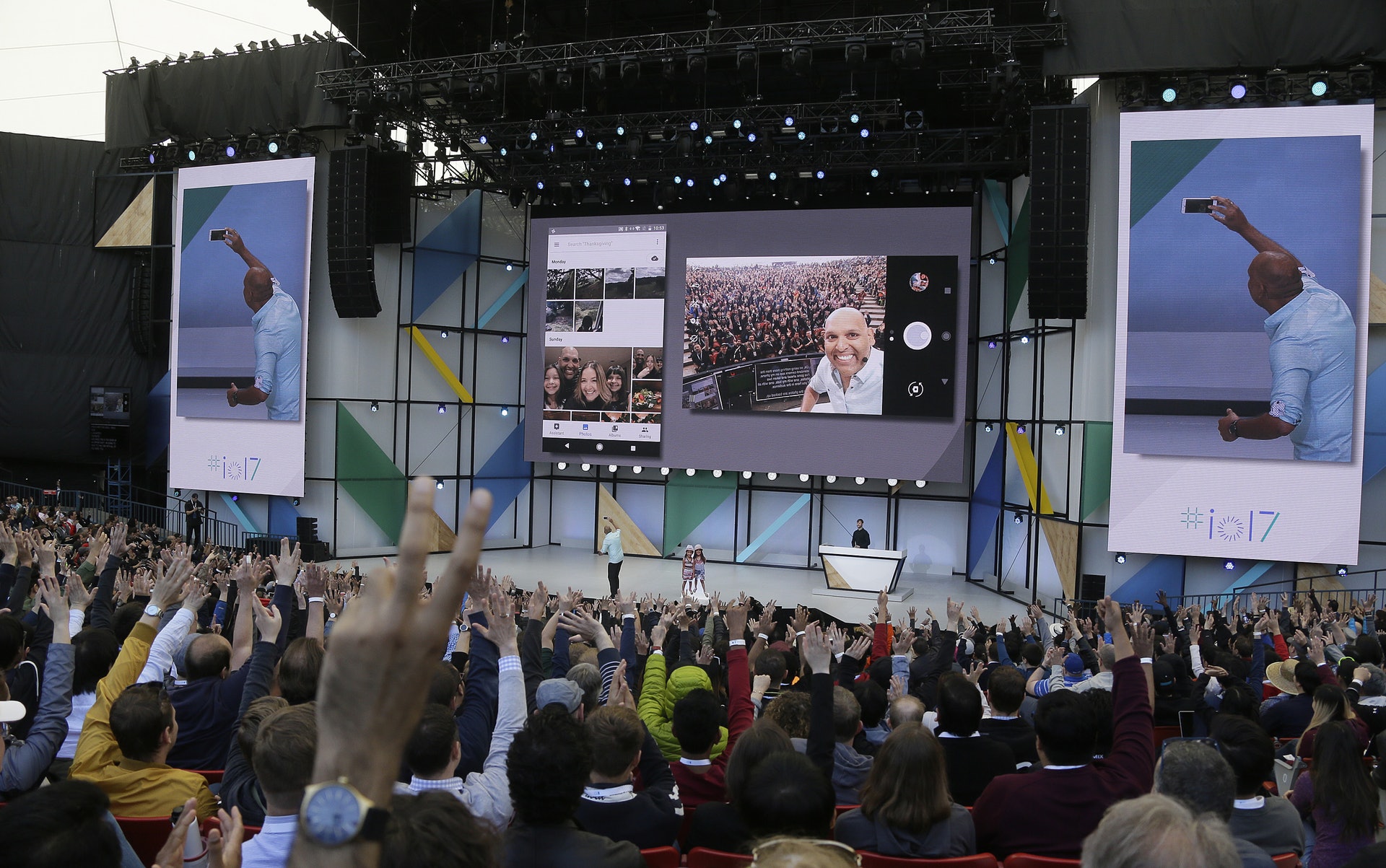 Google於美國舉行的開發者大會「Google I/O」,吸引全球目光。(美聯社) Google於美國舉行的開發者大會「Google I/O」,吸引全球目光。(美聯社)