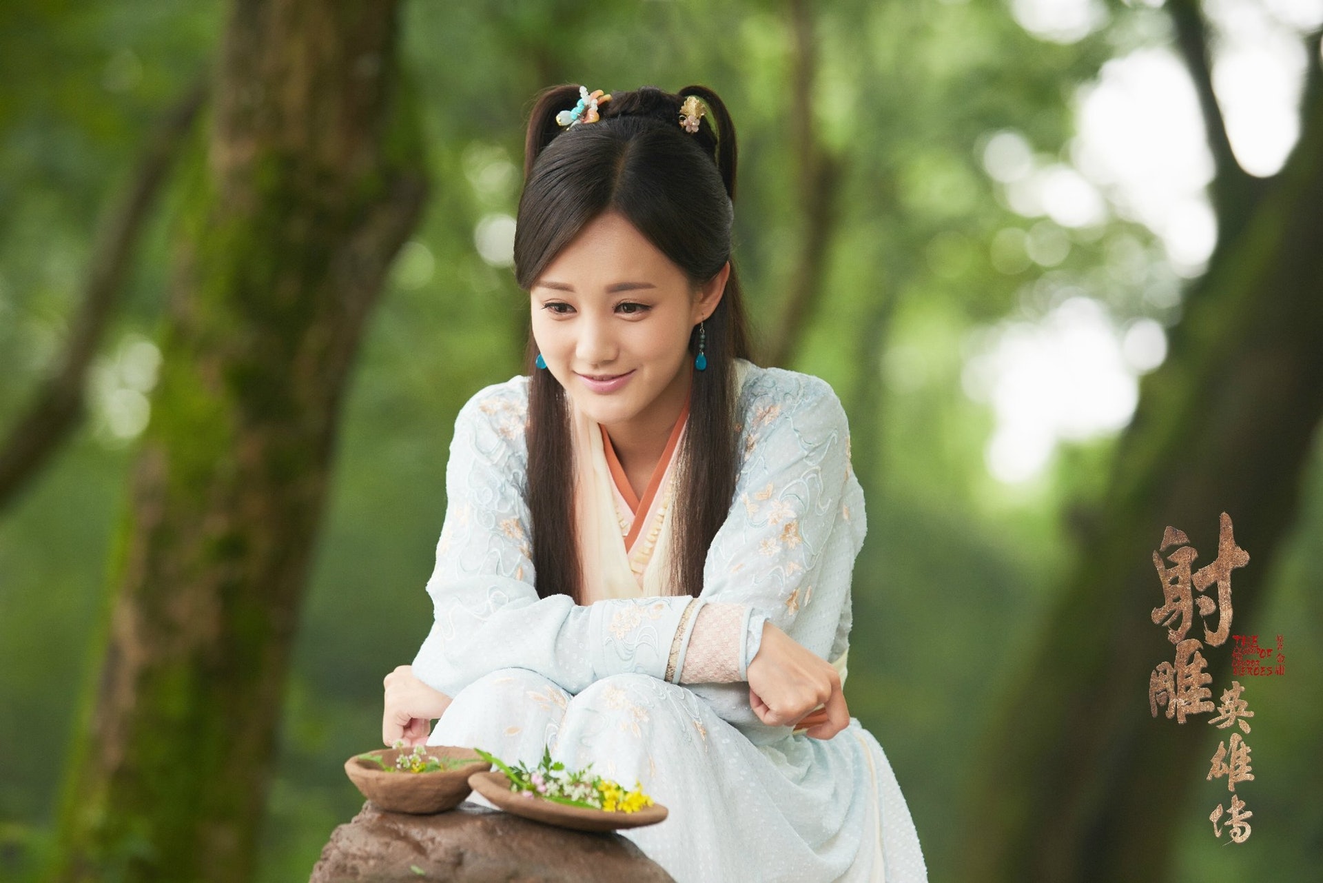 李一桐將黃蓉演得維妙維肖,令不少人讚賞。(微博圖片) 李一桐將黃蓉演得維妙維肖,令不少人讚賞。(微博圖片)