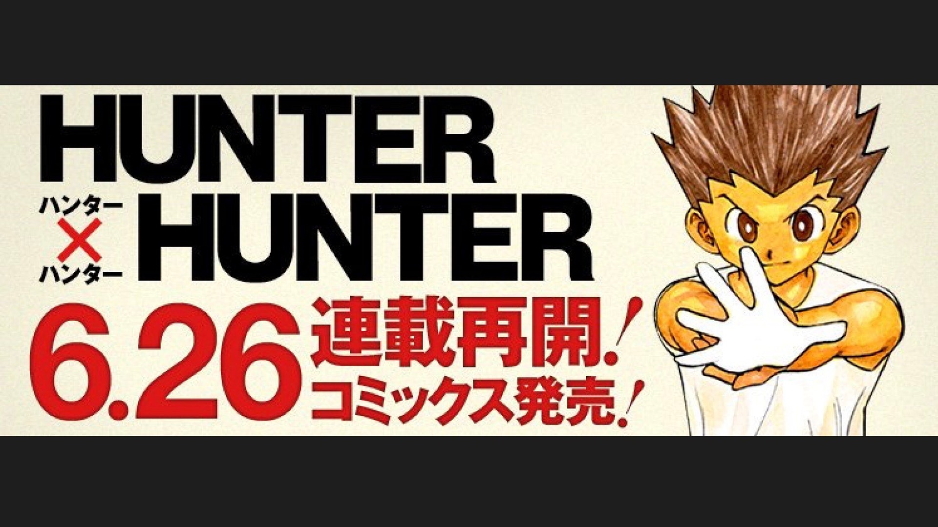 Hunter X Hunter全職獵人6 26復刊冨樫義博重出江湖 Hunter X Hunter全職獵人6 26復刊冨樫義博重出江湖