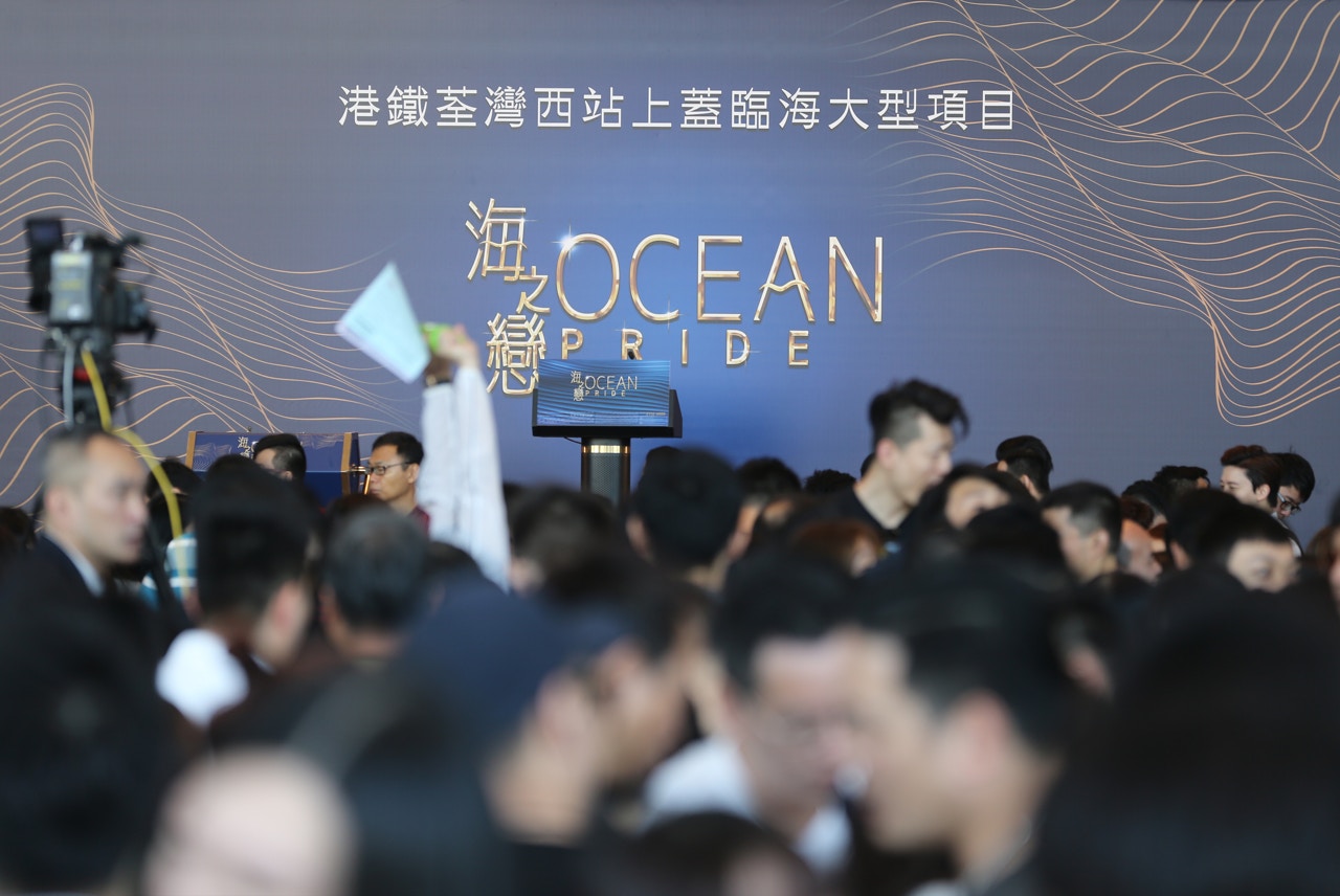長實推售第二輪346個海之戀單位。（黃永俊攝）