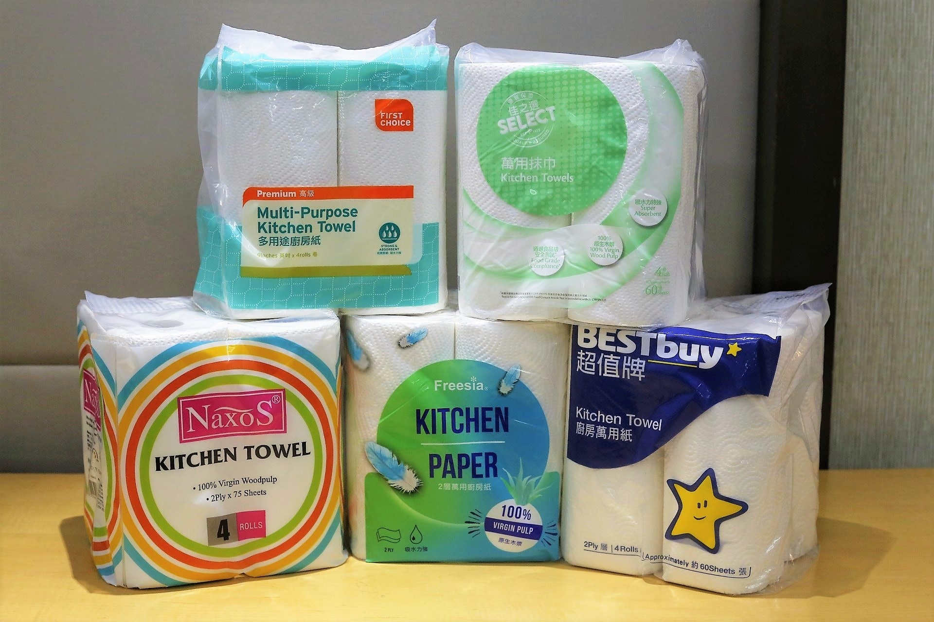 消委會測試 15款廚房紙daiso維達獲高評 首選牌含菌量曾超標4倍 消委會測試 15款廚房紙daiso維達獲高評 首選牌含菌量曾超標4倍