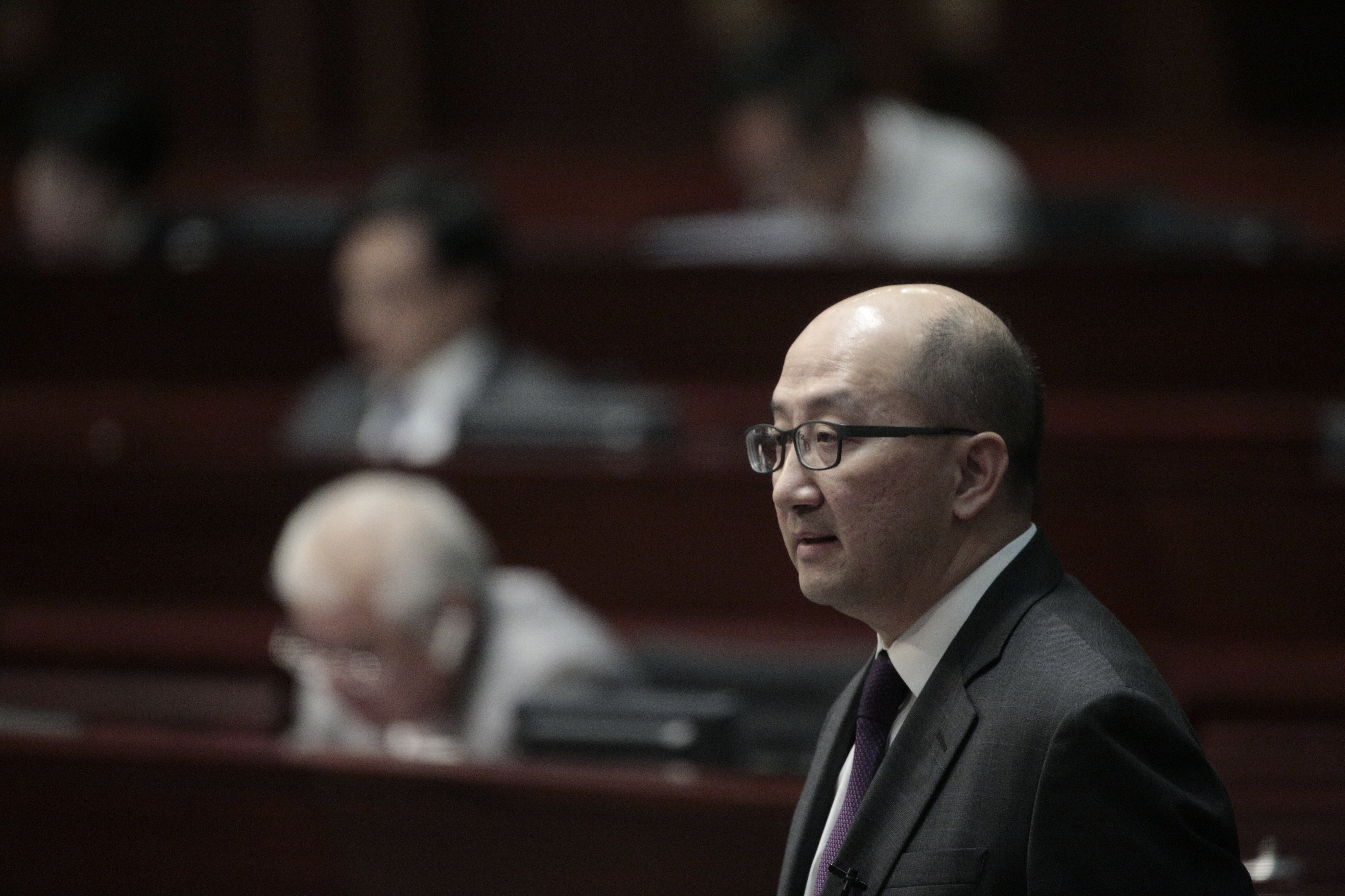 政制及內地事務局局長譚志源寄語下任局長，重啟政改要考量客觀條件是否到位。（資料圖片）