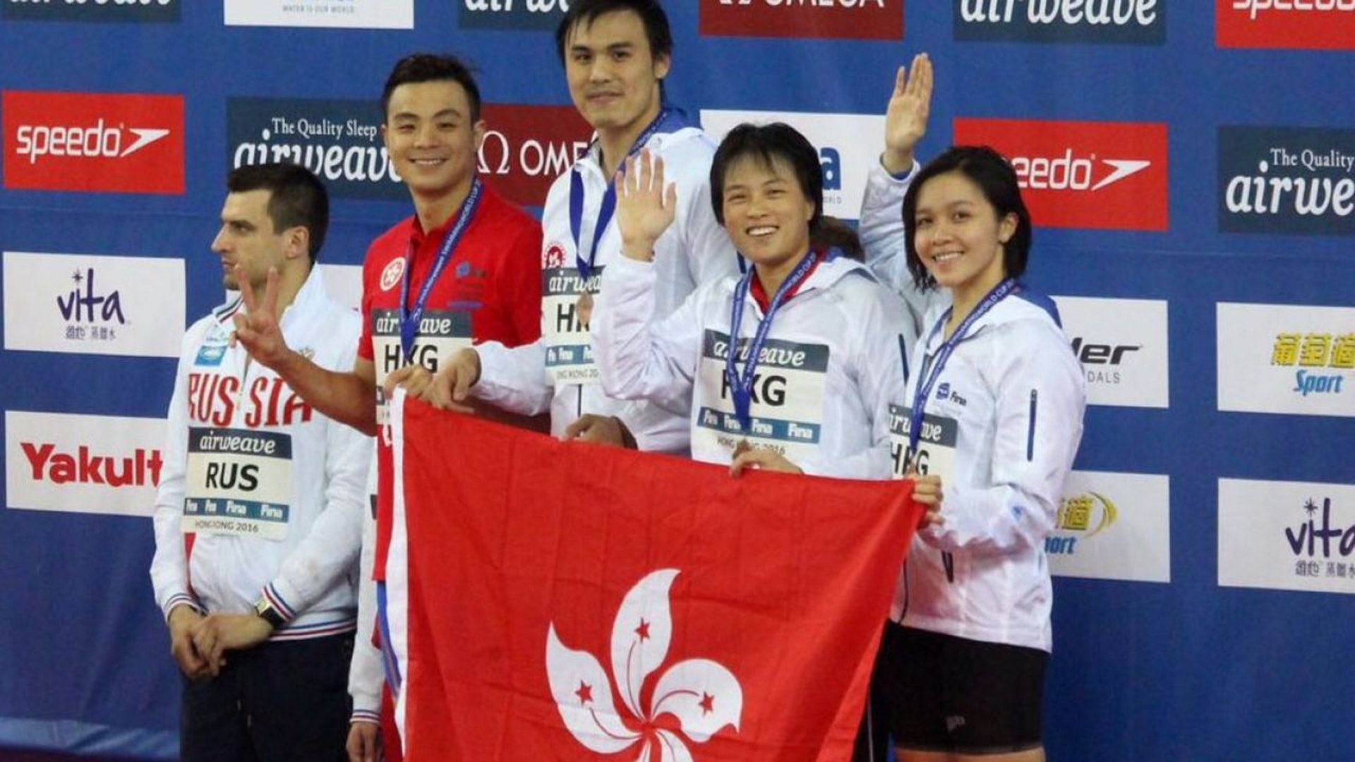 香港於上屆世界盃4x100米男女混合接力亦曾奪得2面獎牌。(資料圖片) 香港於上屆世界盃4x100米男女混合接力亦曾奪得2面獎牌。(資料圖片)