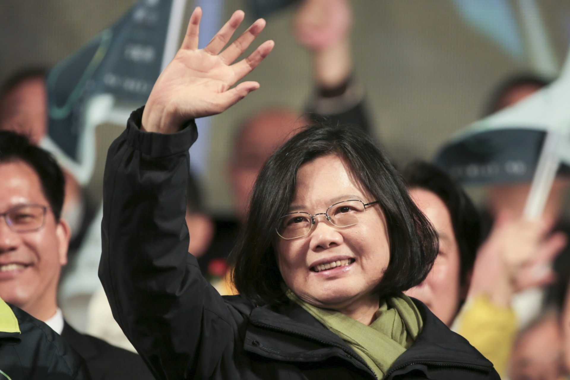 蔡英文在1月的台灣大選中當選下一任台灣總統,她將於5月20日宣誓就職。(李澤彤攝) 蔡英文在1月的台灣大選中當選下一任台灣總統,她將於5月20日宣誓就職。(李澤彤攝)