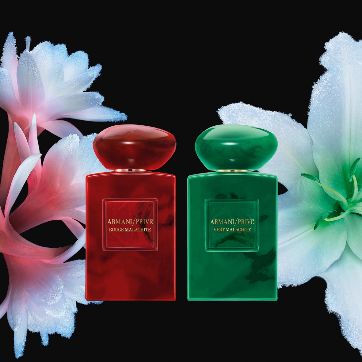 armani prive red malachite