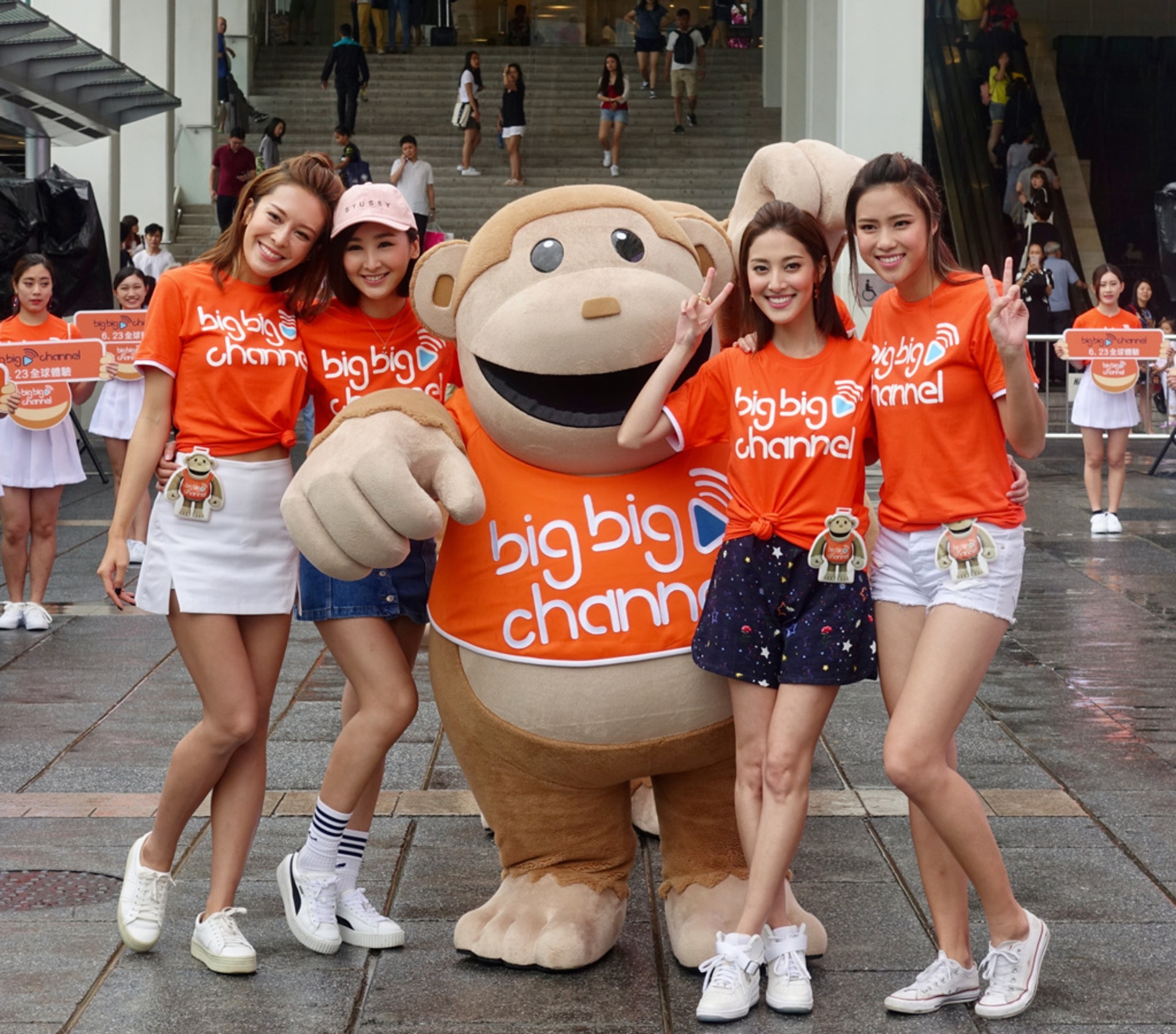 Big Big Channel宣傳得好行。(張嘉敏攝) Big Big Channel宣傳得好行。(張嘉敏攝)