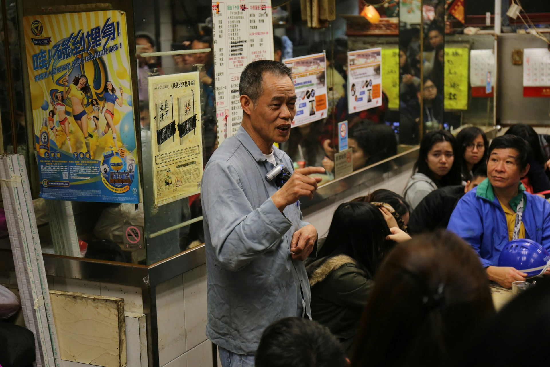 明哥希望將愛心飯堂擴展開去。(洪琦琦攝) 明哥希望將愛心飯堂擴展開去。(洪琦琦攝)