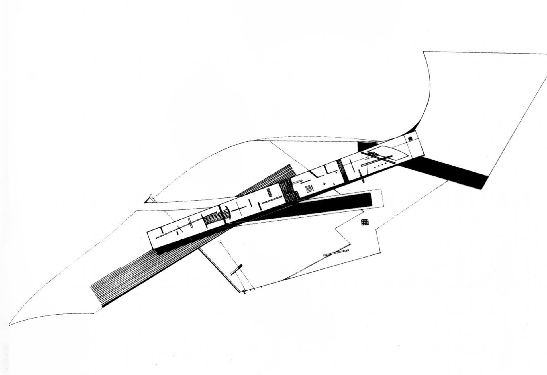 Zaha替The Peak Leisure Club設計原圖(Zaha Hadid Architects) Zaha替The Peak Leisure Club設計原圖(Zaha Hadid Architects)