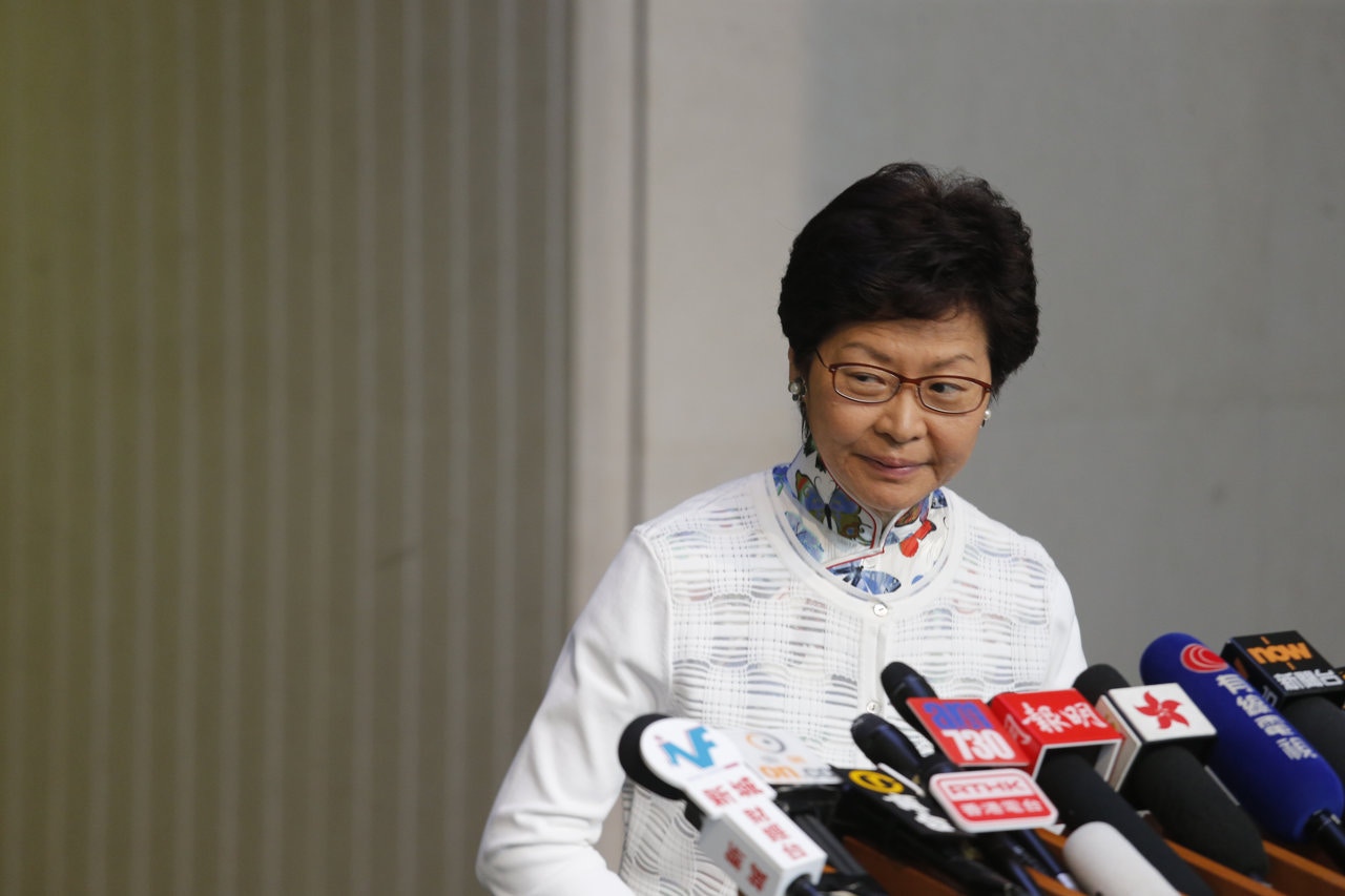 【DQ風波】林鄭被問會否下一輪DQ泛民議員行動：無意圖無計劃開戰