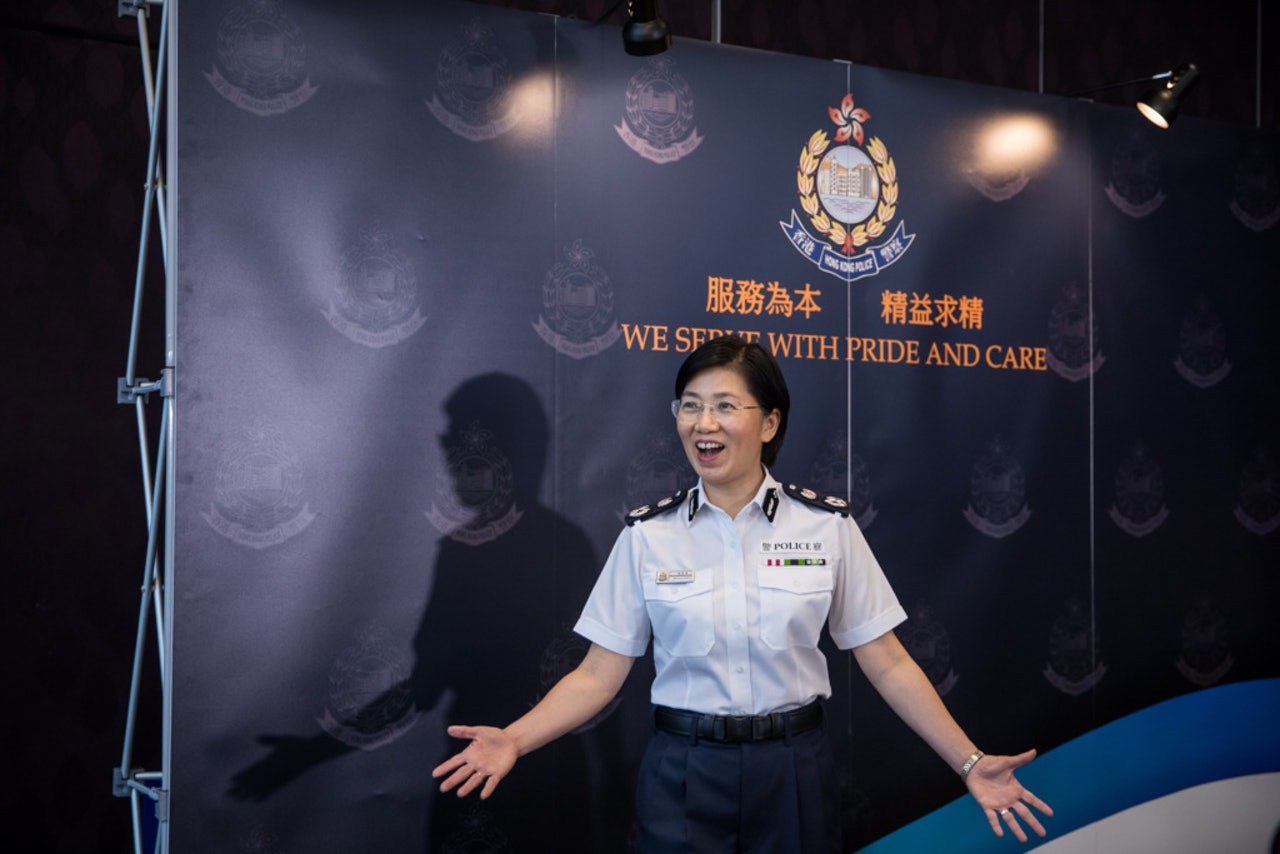 現任警務處副處長(管理)趙慧賢分享,重視與家人相處時光。(吳煒豪攝) 現任警務處副處長(管理)趙慧賢分享,重視與家人相處時光。(吳煒豪攝)