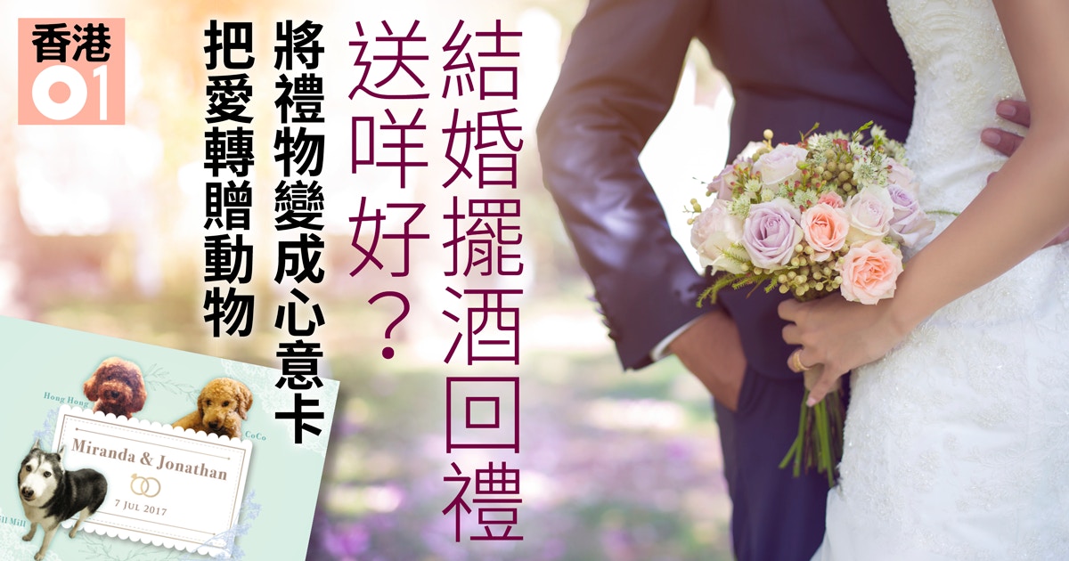 回禮小禮物 9機構設捐助動物計劃愛狗新人 幫到動物又環保 香港01 寵物