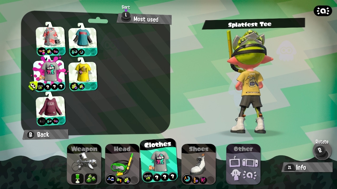 Splatoon 2攻略 祭典tee 10倍快速刷技心得茄汁或蛋黃醬派 香港01 遊戲動漫