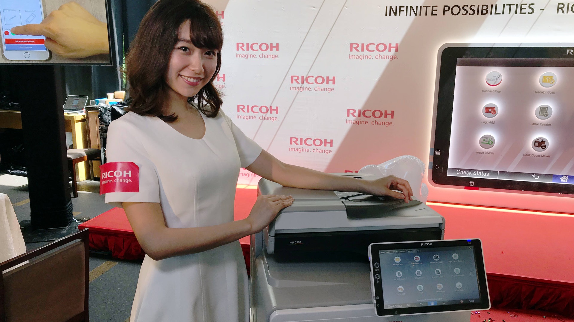 Ricoh打印機加Android 智能操作面板可裝Apps Ricoh打印機加Android 智能操作面板可裝Apps