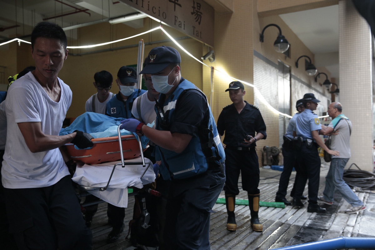 筷子基快達樓停車場早前發現一具男屍。(資料圖片/林若勤攝)