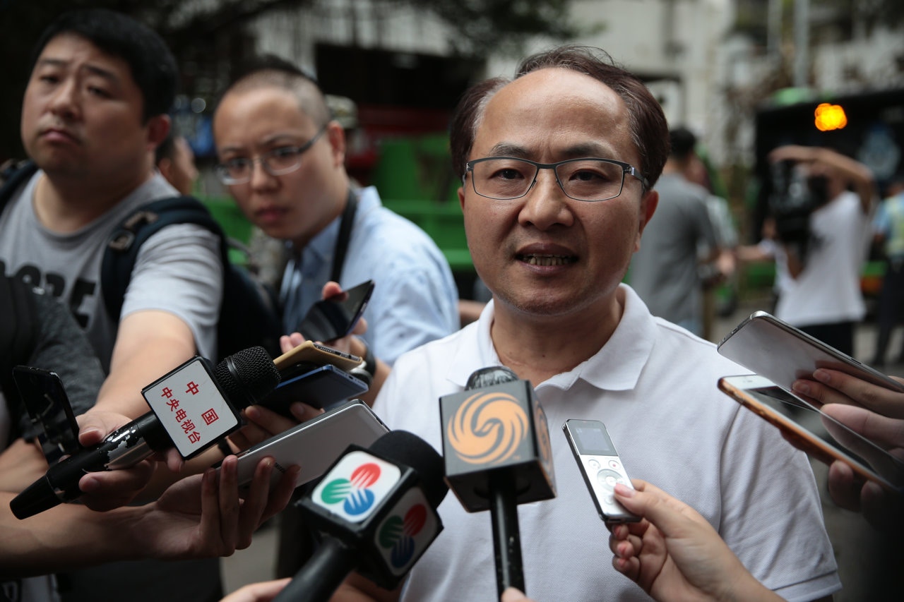 中聯辦主任王志民在「國家憲法日」前夕撰文，呼籲本港加強憲法宣傳教育，增強國家意識和愛國精神。（資料圖片／鍾偉德攝）