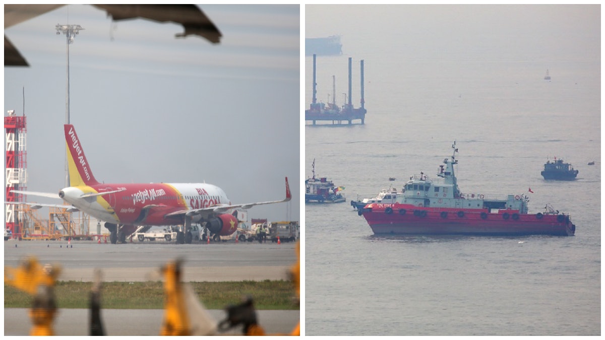 【消防船擱淺】客機警報誤鳴急降機場 滅火輪赴戒備被卡水中 【消防船擱淺】客機警報誤鳴急降機場 滅火輪赴戒備被卡水中