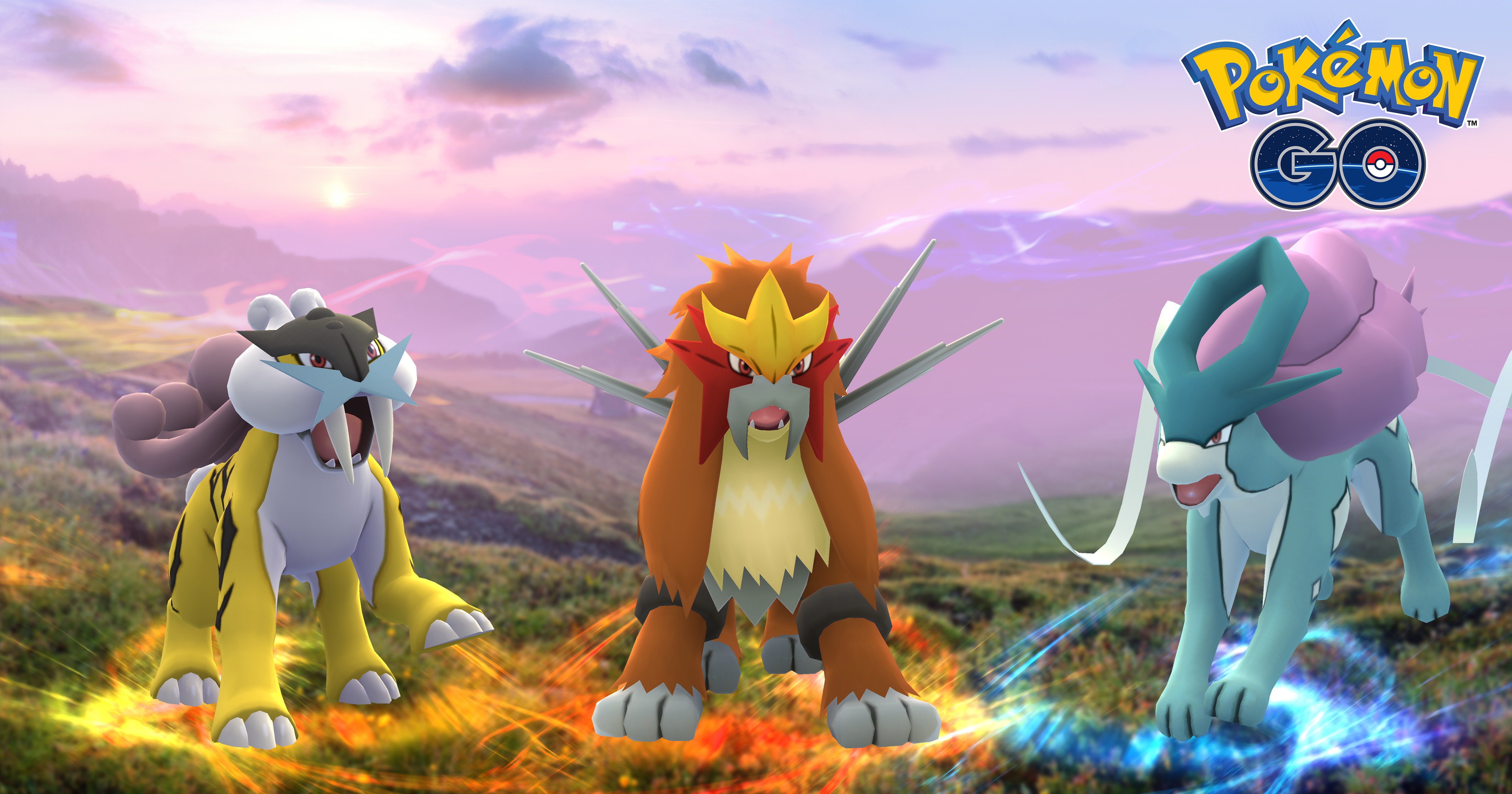 Pokemon GO神獸攻略：水君、雷公、炎帝三神獸現身 相剋精靈攻略